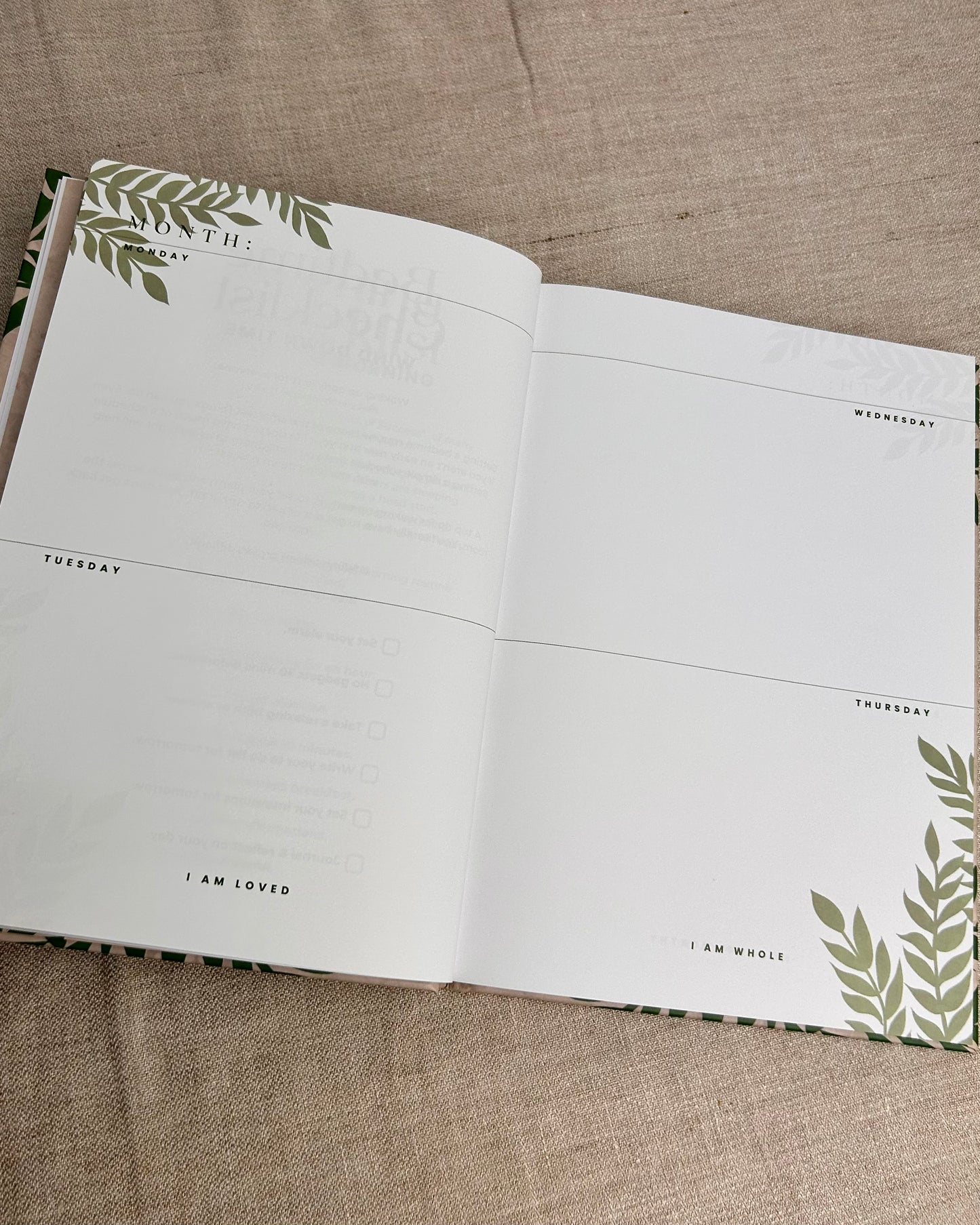 I Am Affirmation Planner (Undated)