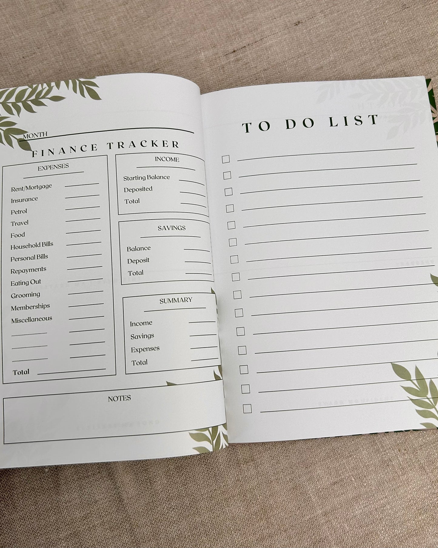 I Am Affirmation Planner (Undated)