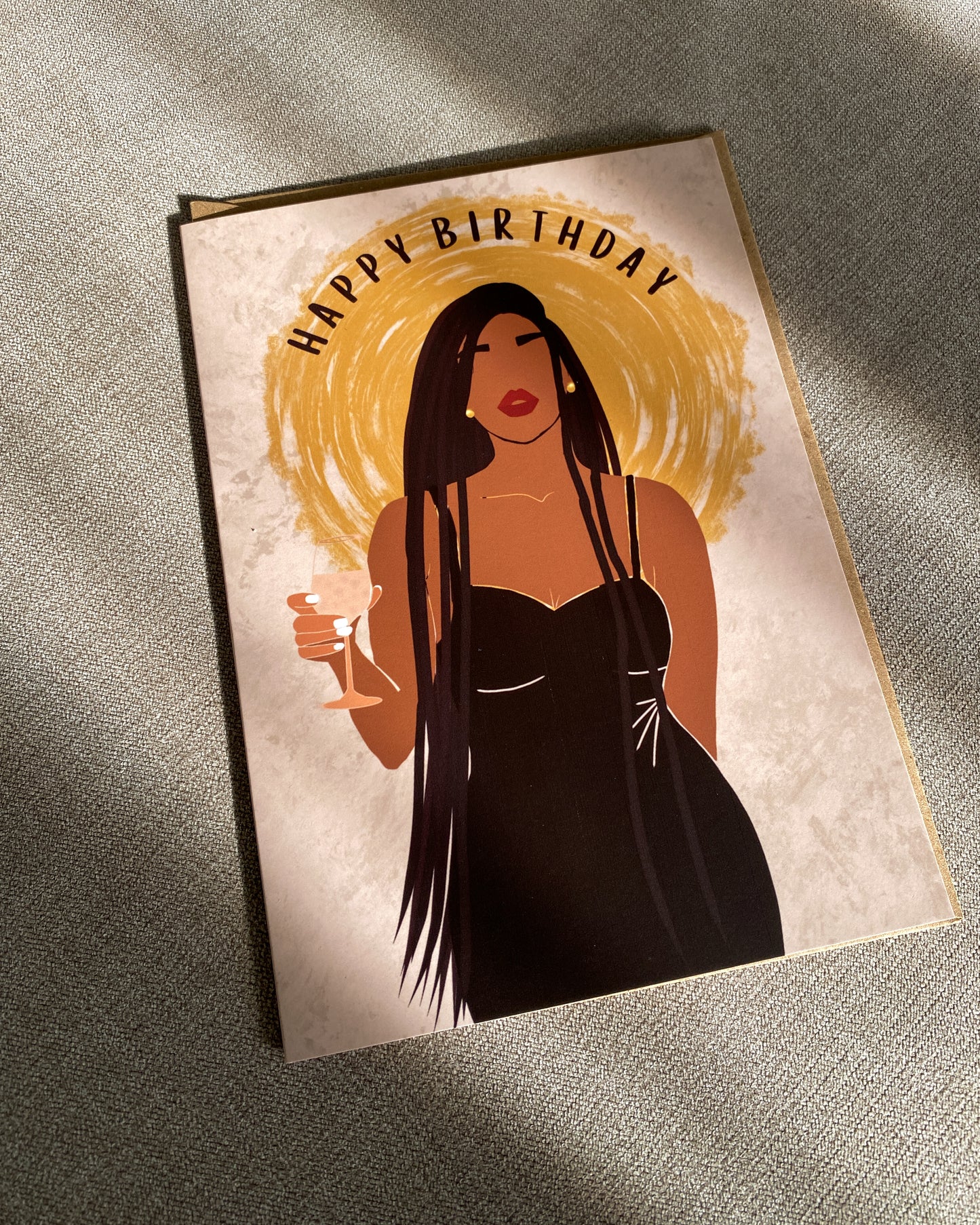 Tami’s Birthday Braids - Black Woman Birthday Card