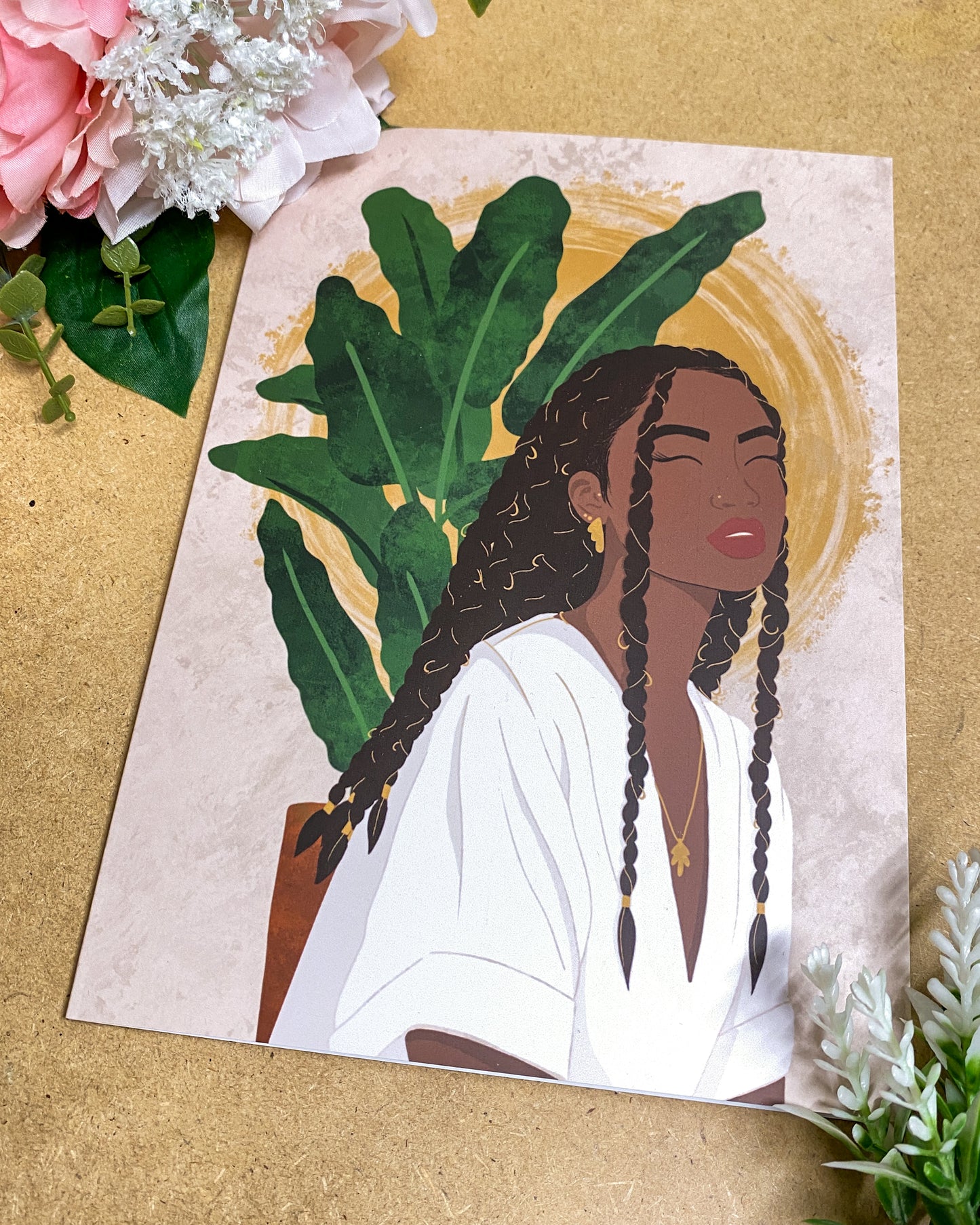 Letoilè - Blank Woman Greeting Card