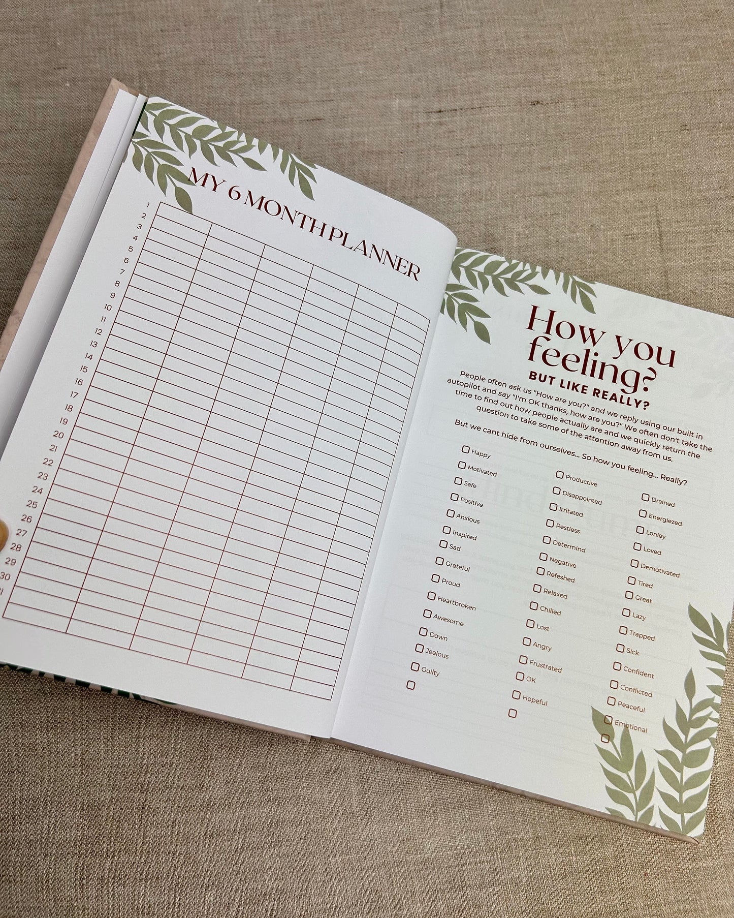 Affirmation Planner - For Men (Undated)