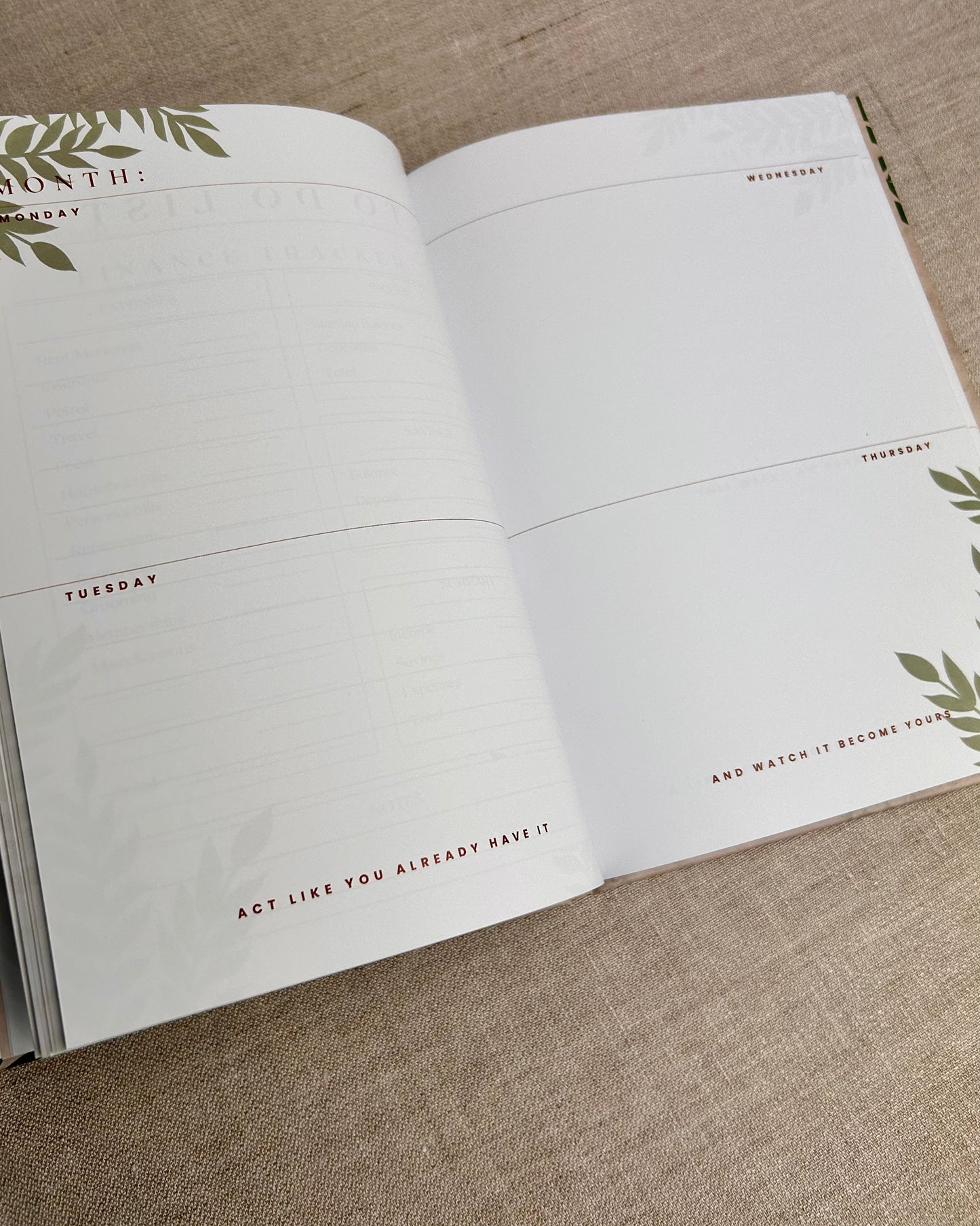 Affirmation Planner - For Men (Undated)