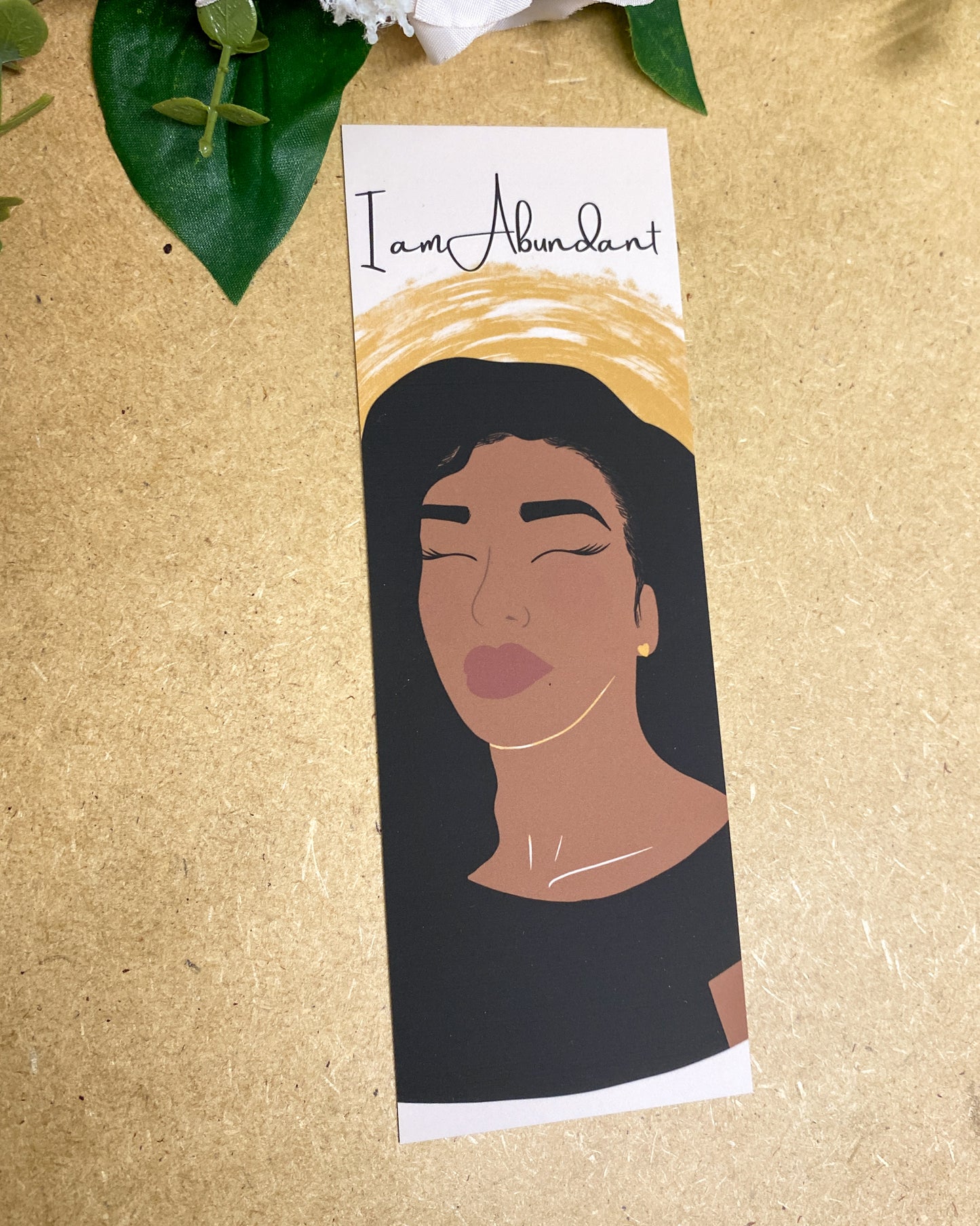I Am Abundant Black Woman Bookmark