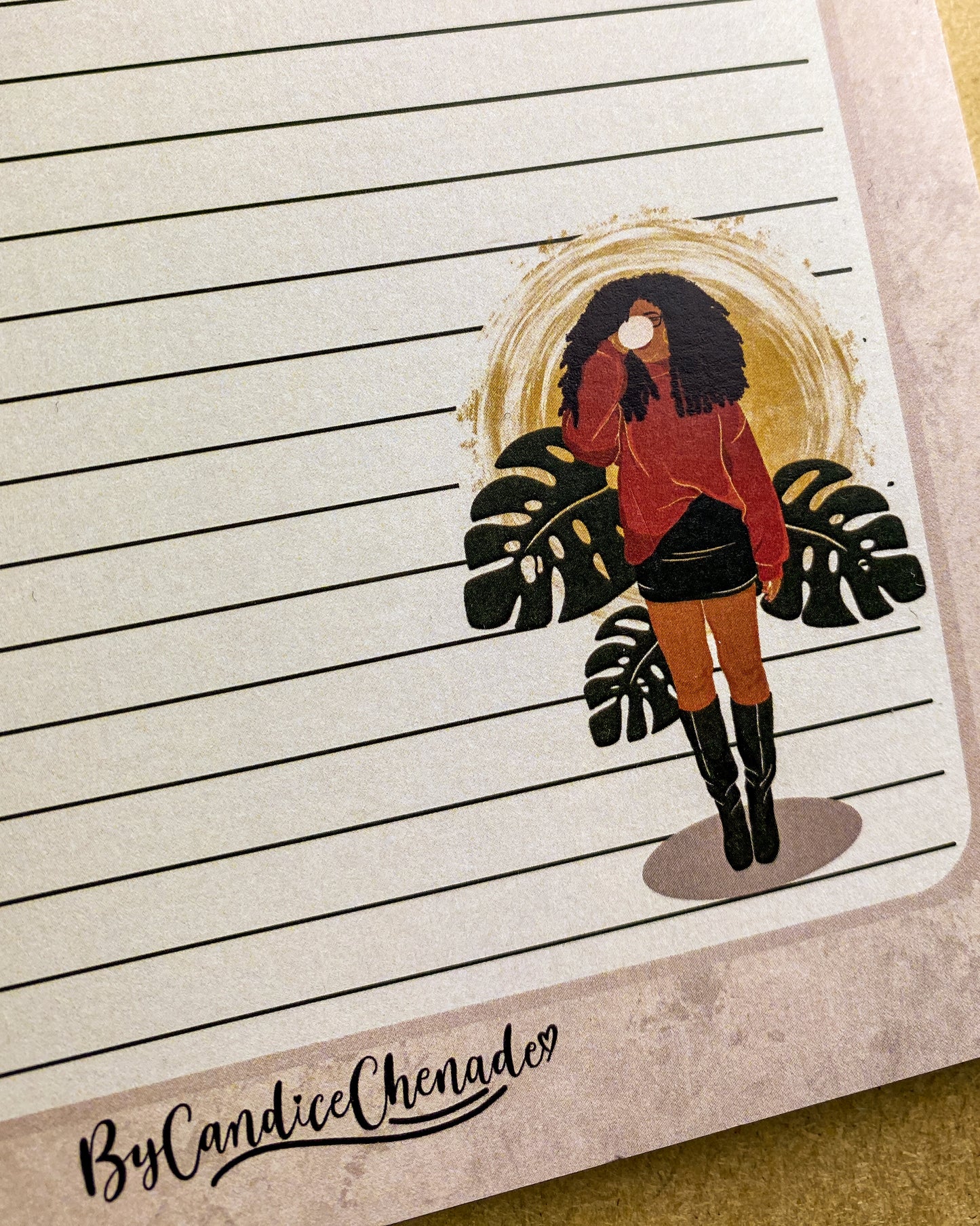 Luna Lined A5 Notepad