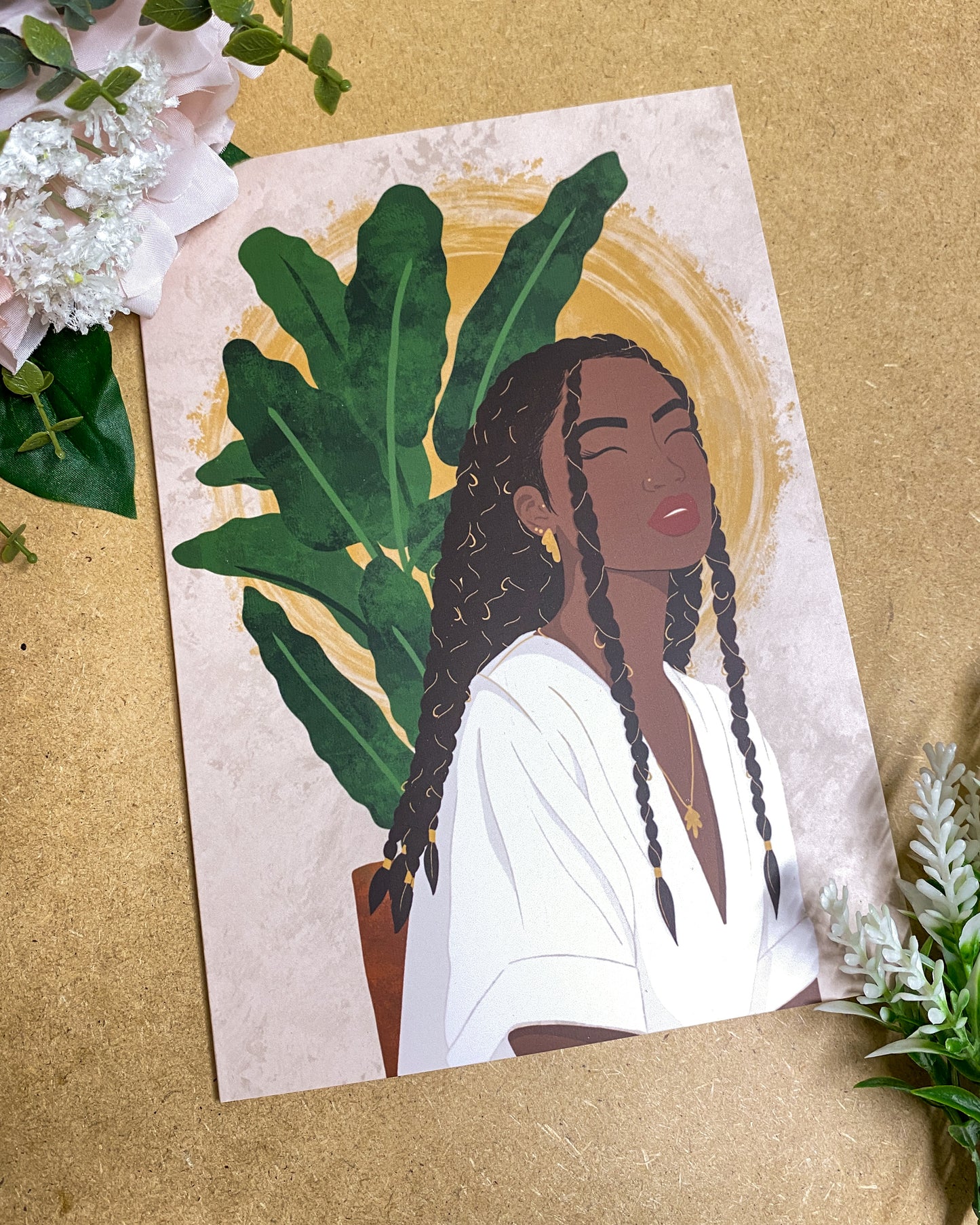 Letoilè - Blank Woman Greeting Card