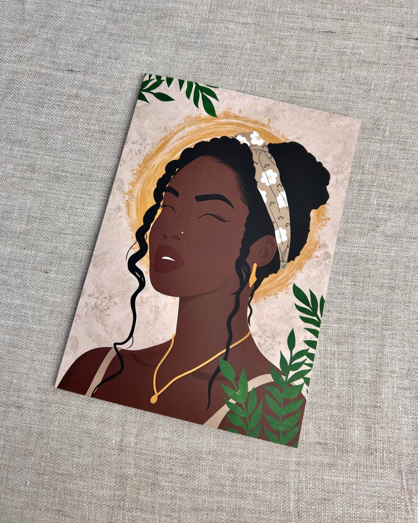 Isana's - Blank Art Celebration Greeting Card