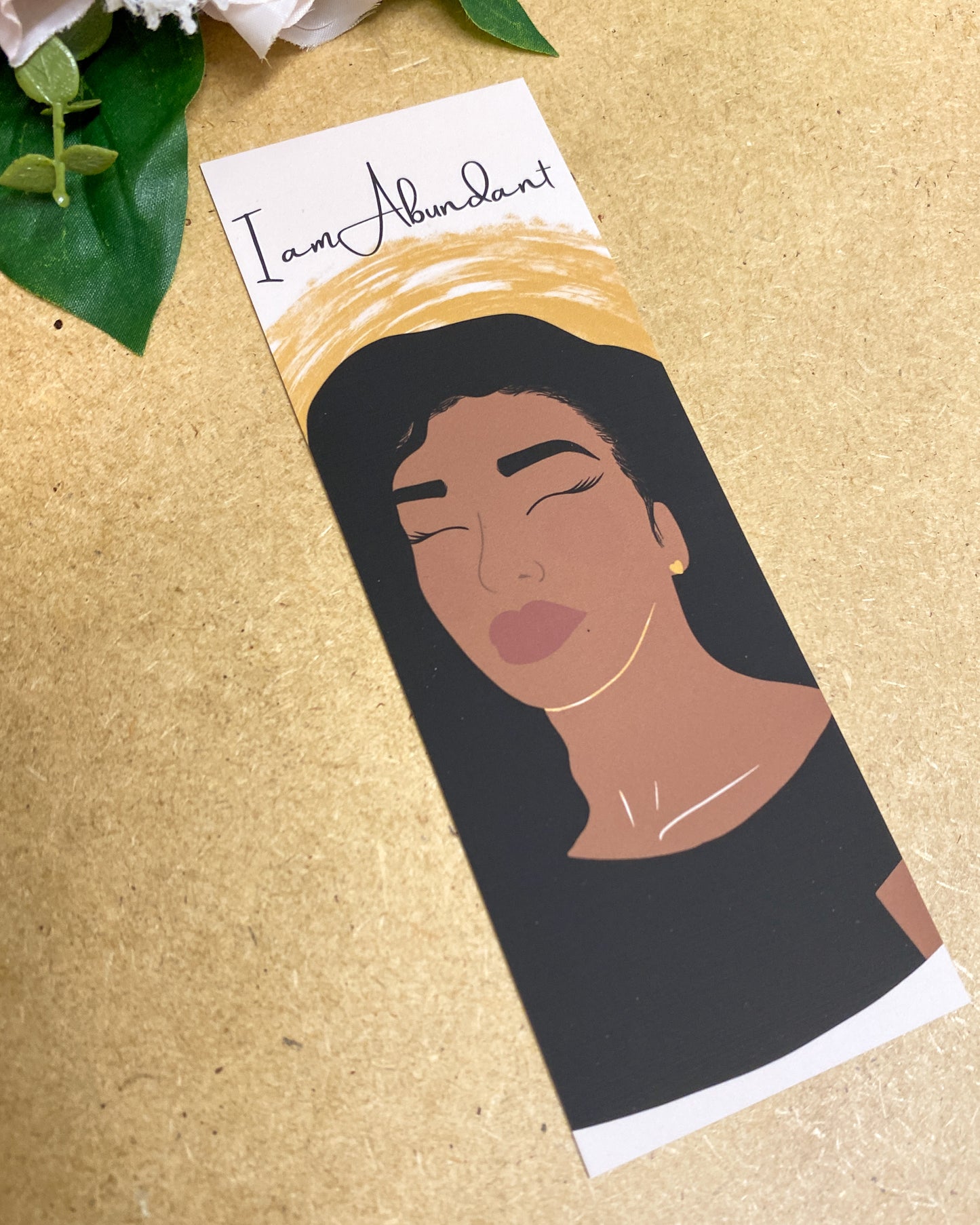 I Am Abundant Black Woman Bookmark