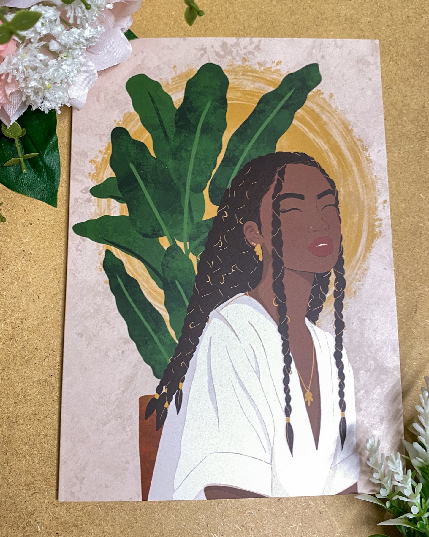 Letoilè - Blank Woman Greeting Card