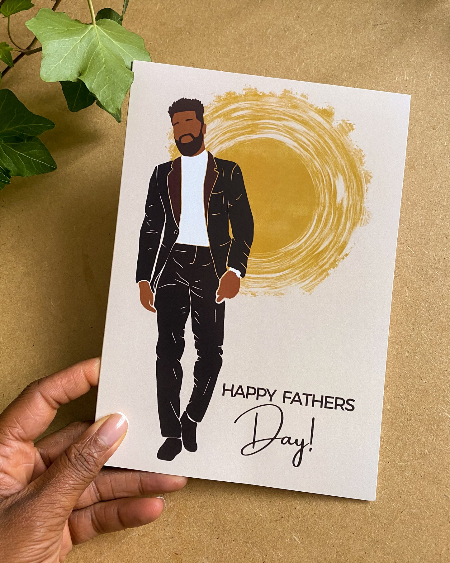 Happy Fathers Day Suited & Booted Card.