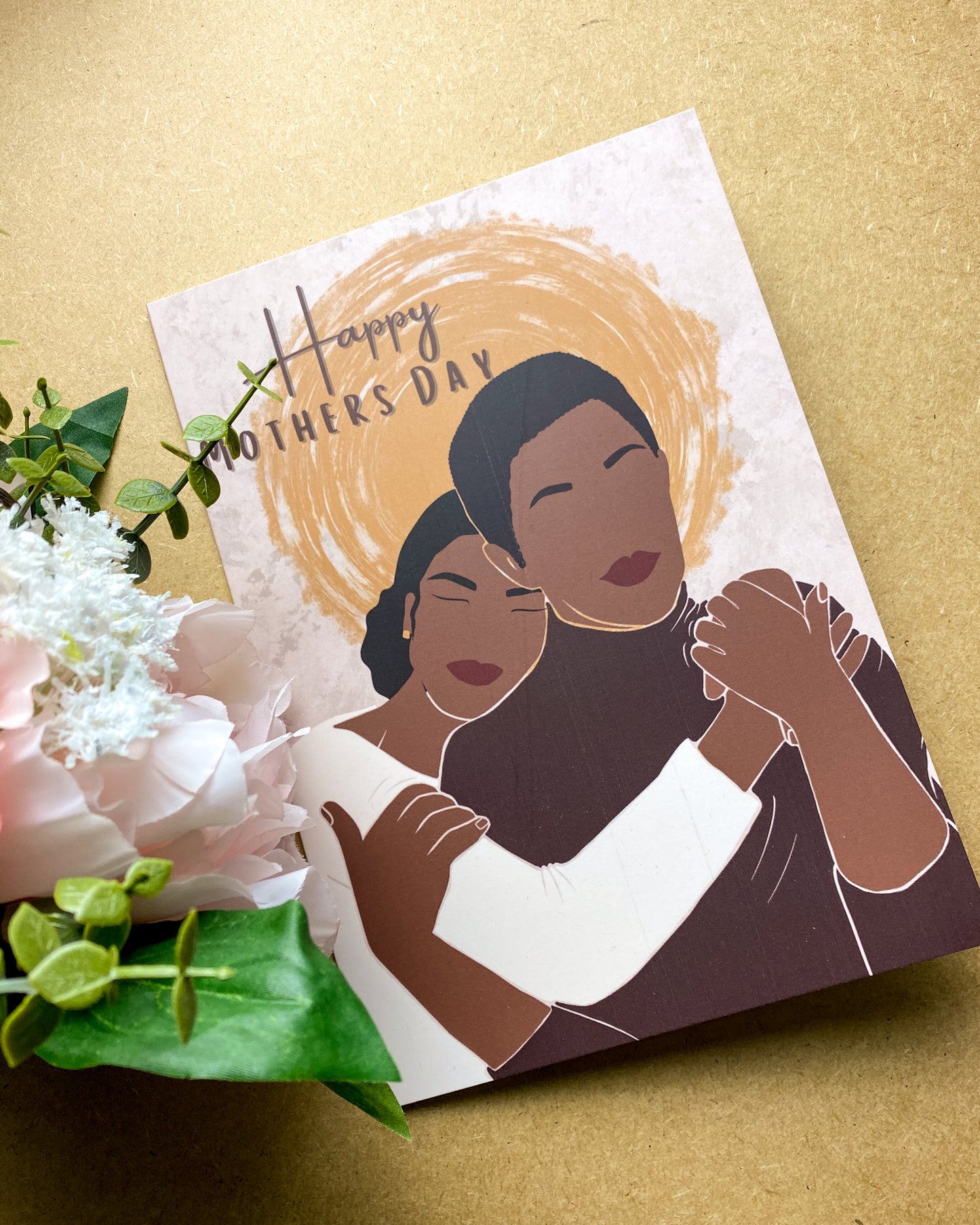 Black Mother & Daughter - Mother’s Day Card - Black Queen - Mom Mama