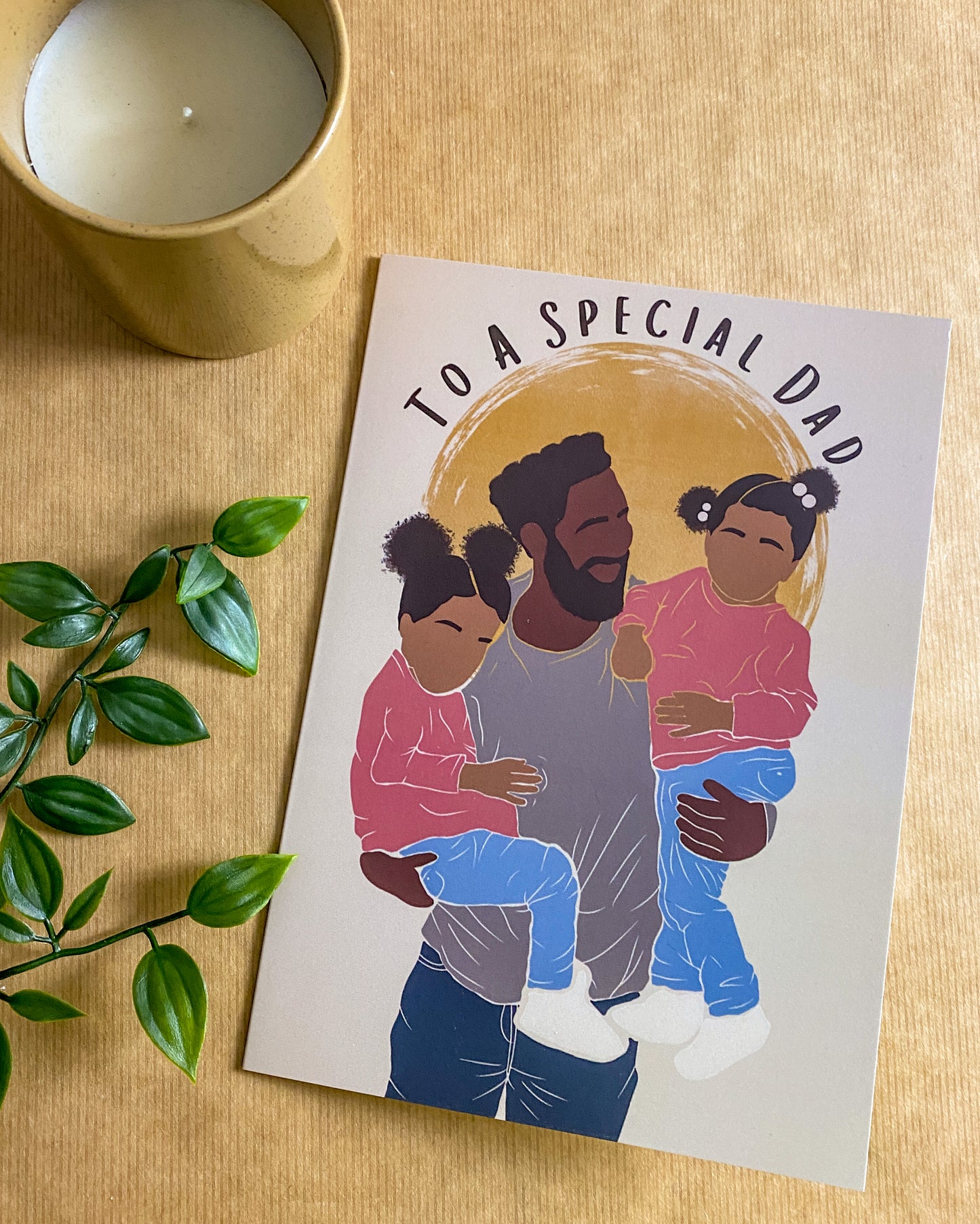 Girl Twin Dad Fathers Day - Special Dad Two Children