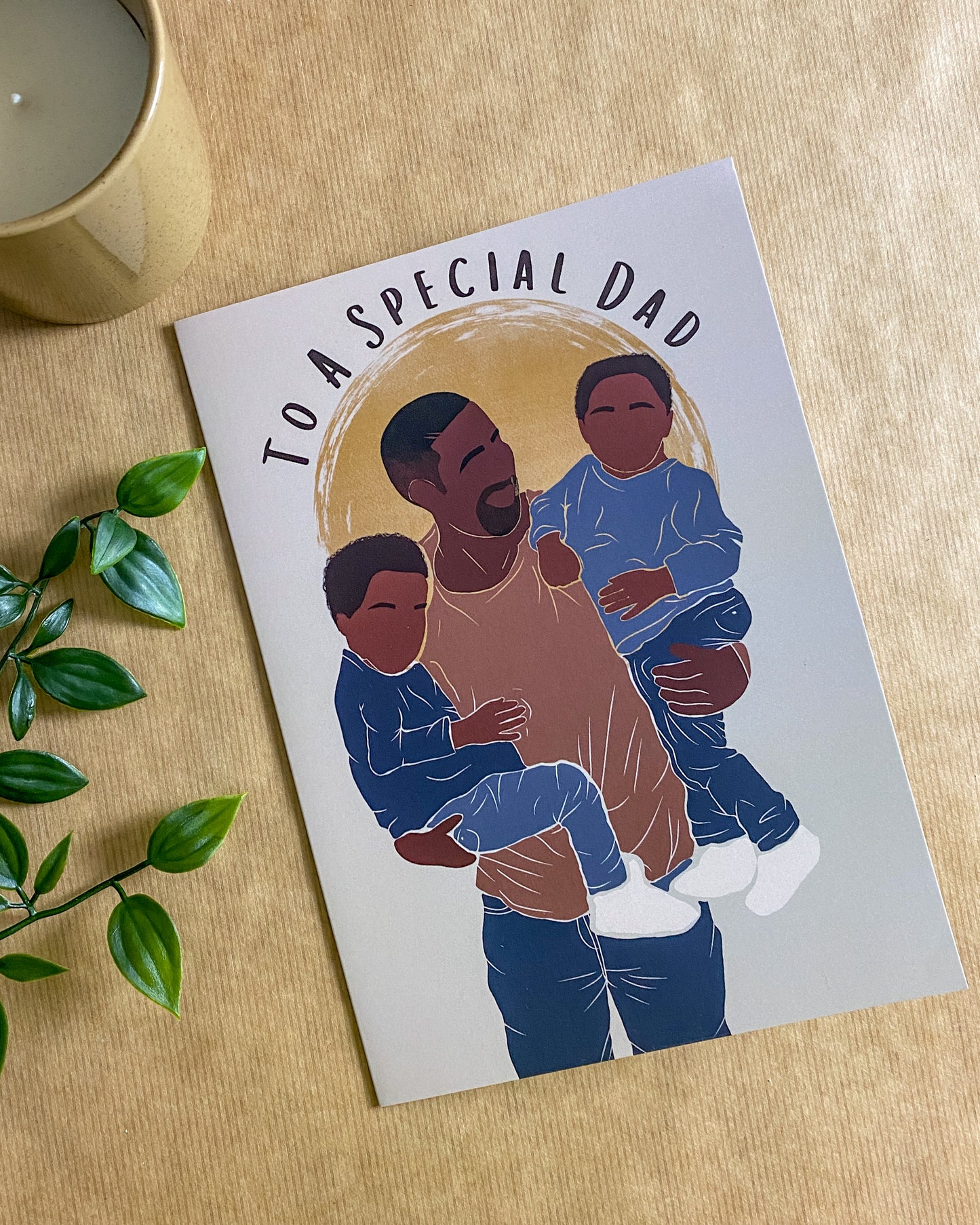 Boy Twin Dad Fathers Day - Special Dad Two Children