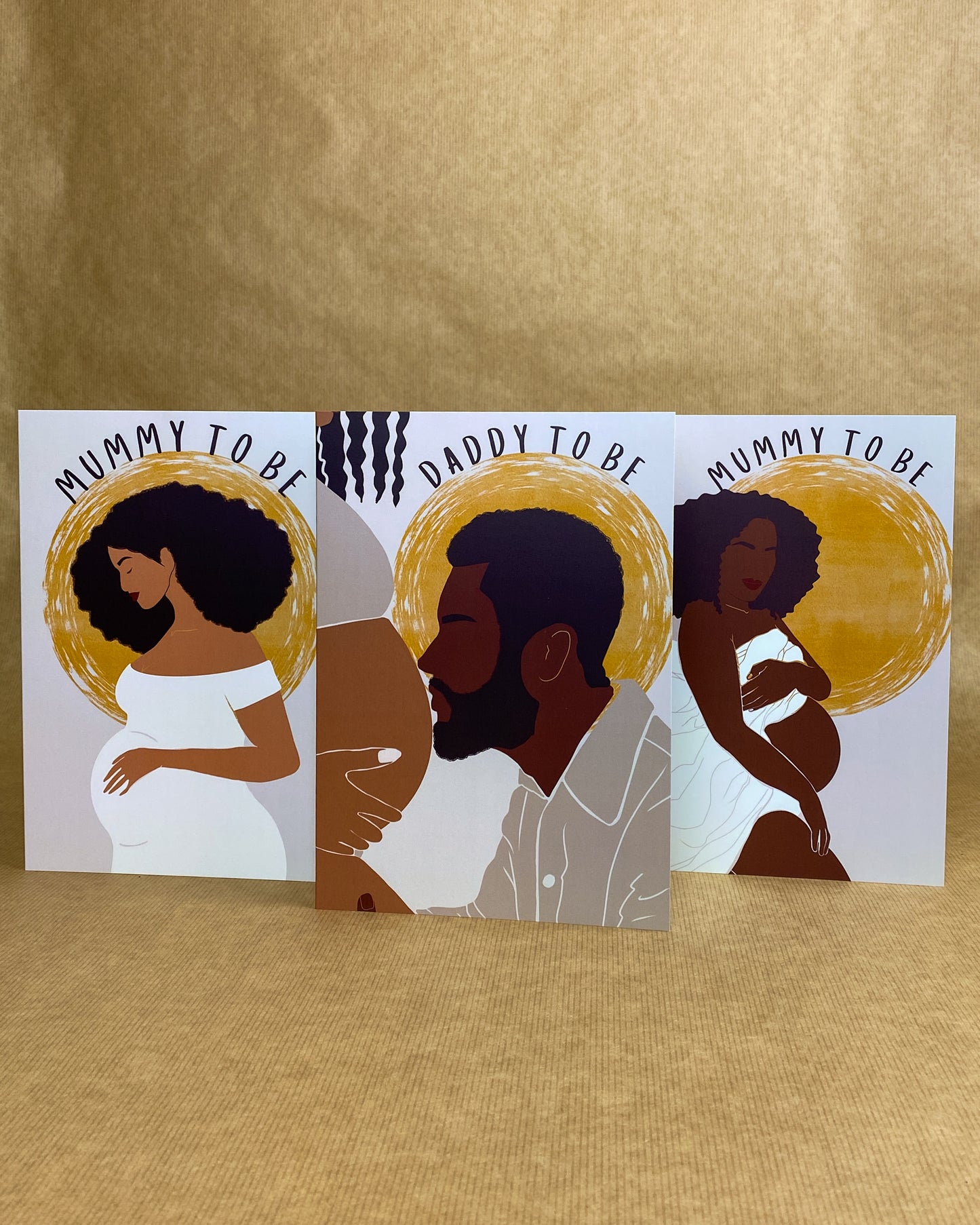 Daddy To Be - Black Man Greeting Card