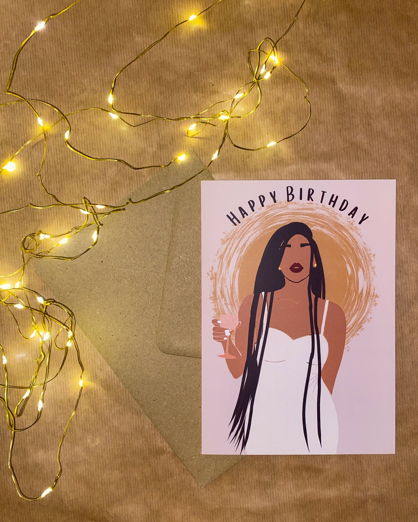 Debbie's Birthday Braids - Black Woman Birthday Card