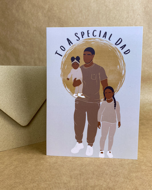 Girl Dad Fathers Day Two Girls - Special Dad Two Children