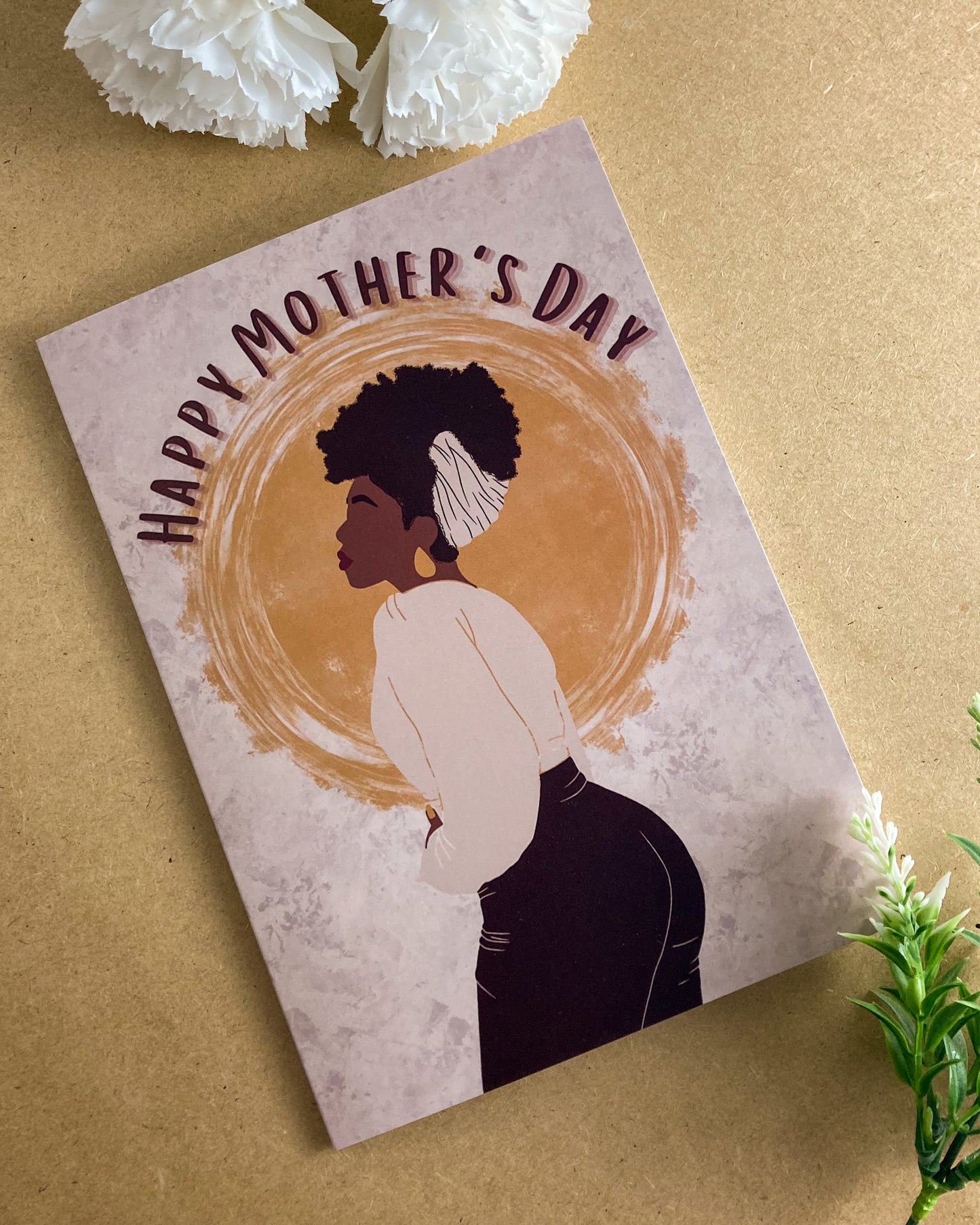 Ada’s Happy Mothers Day Card - Black Queen - Mom Mama