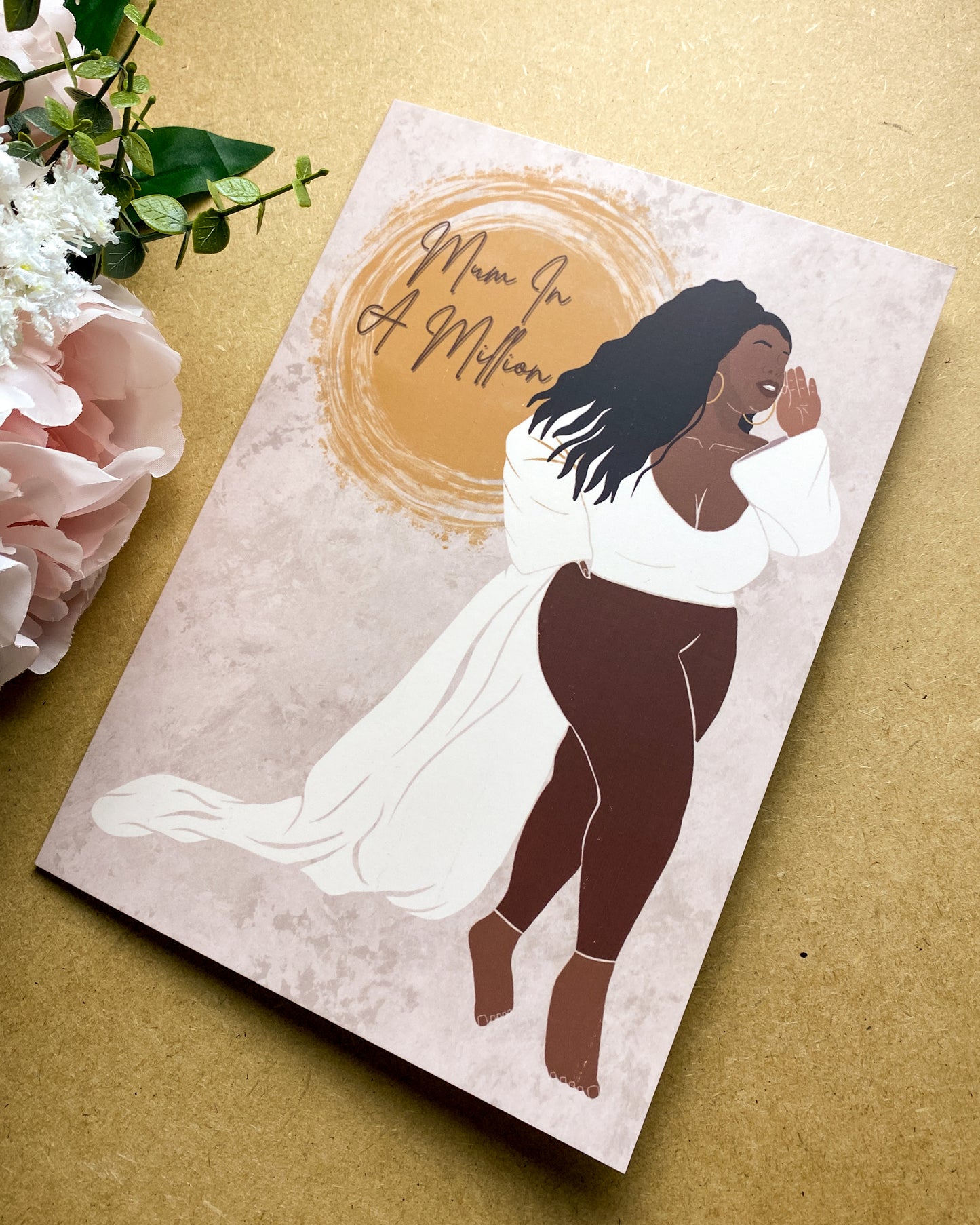 Trina’s Happy Mothers Day Card - Black Queen - Mum