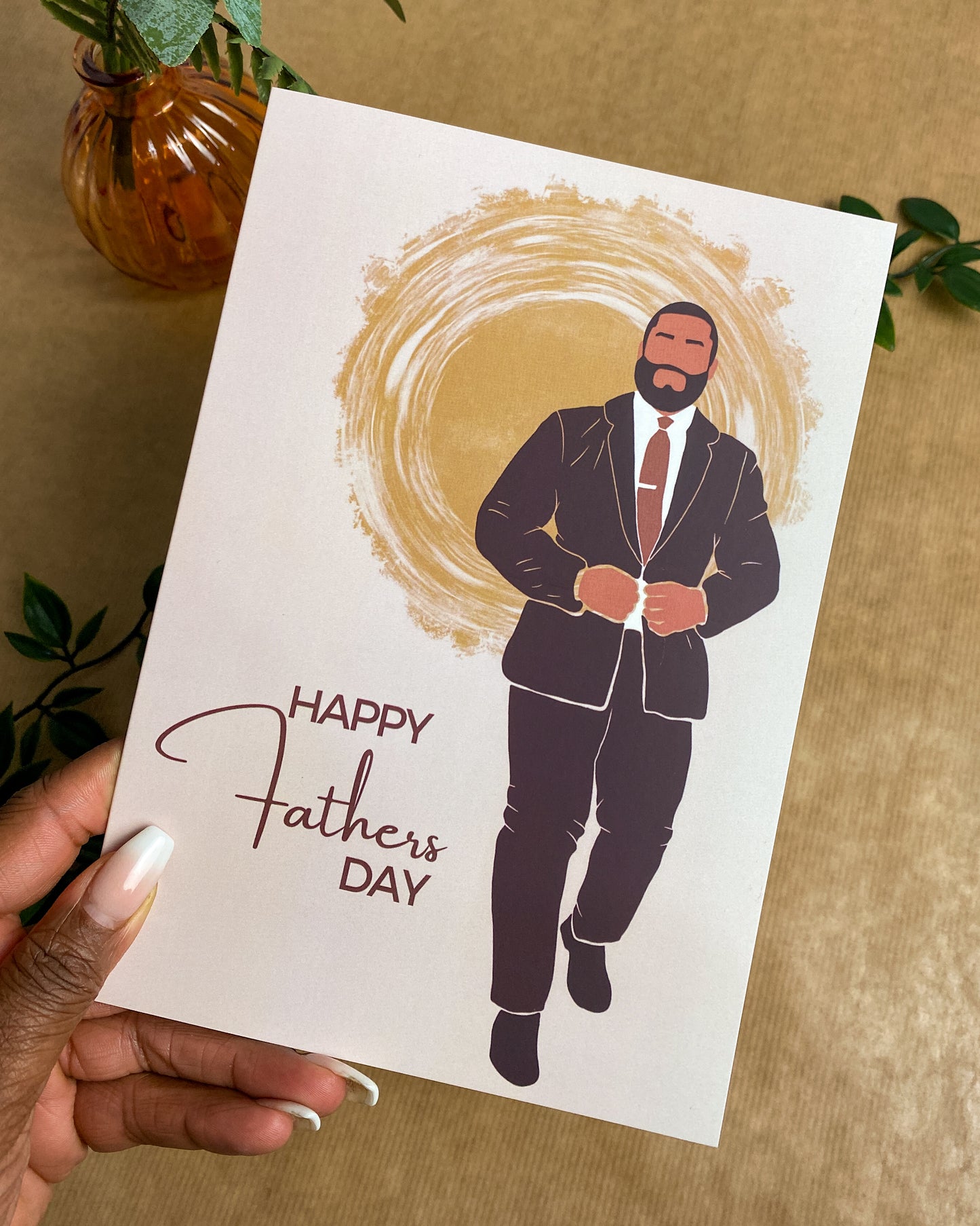 Happy Fathers Day Suited & Booted Card.