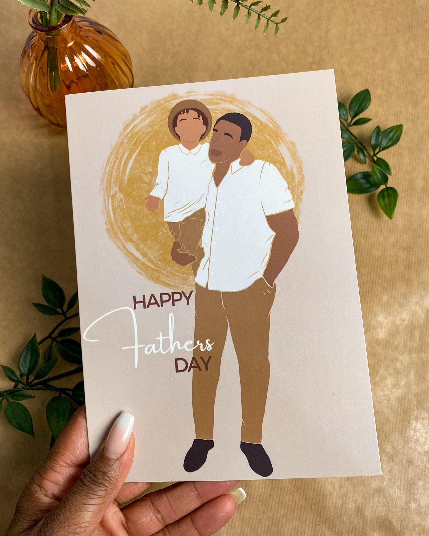Daddy & Me Father's Day Card - Special Boy Dad