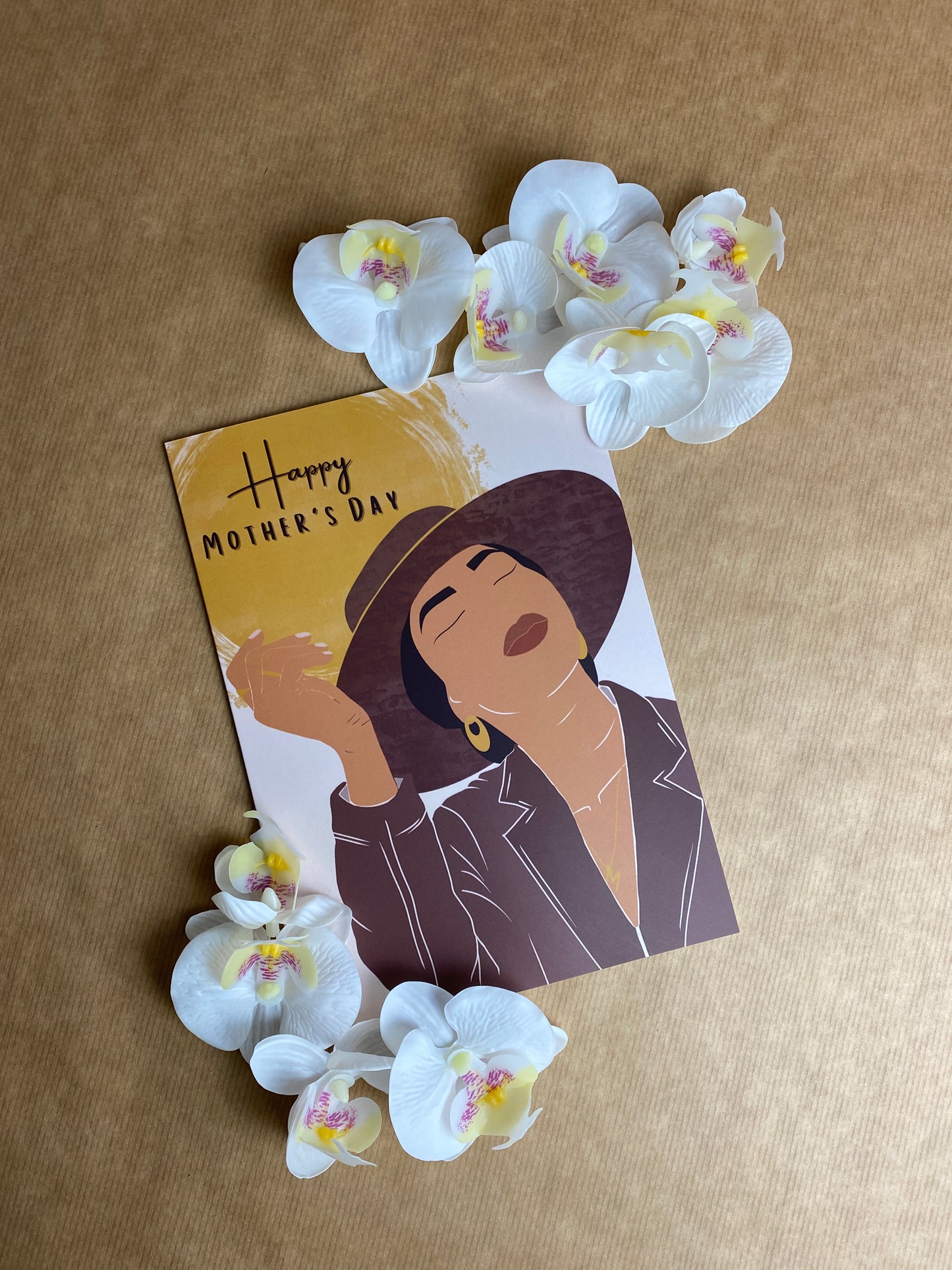 Mixed Race / Black Mum - Mother’s Day Card - Black Queen - Mom Mama Laila