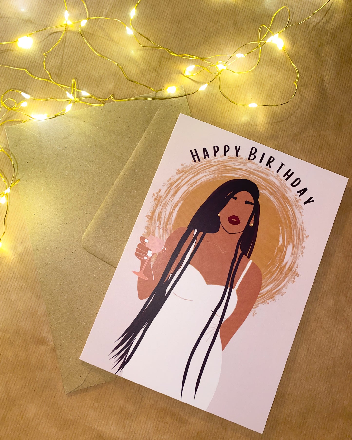 Debbie's Birthday Braids - Black Woman Birthday Card