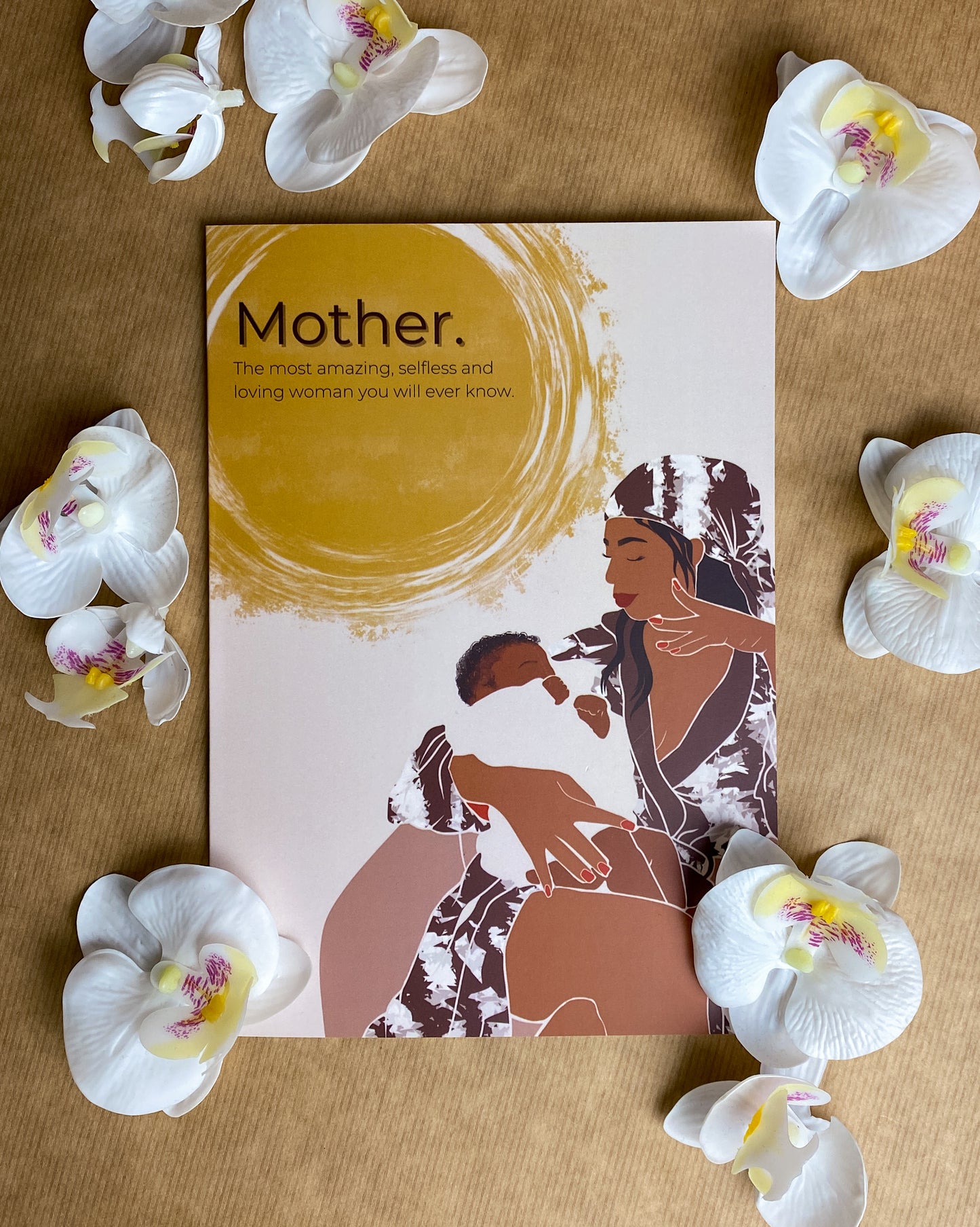 Black Mother & Child - Black Queen - Mom Mama Shanice