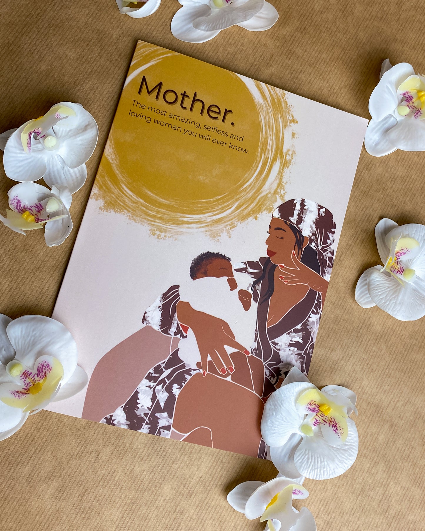 Black Mother & Child - Black Queen - Mom Mama Shanice