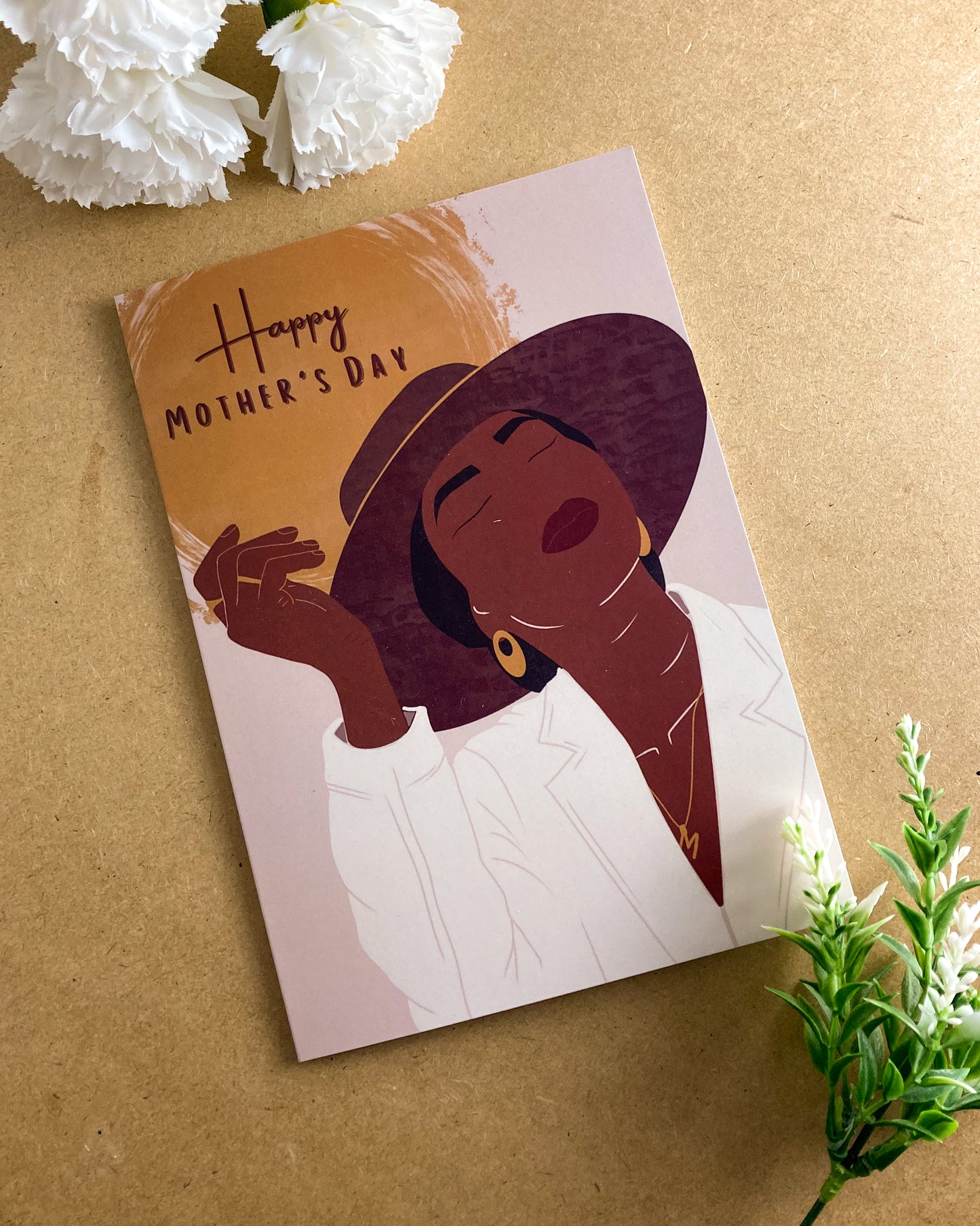 Cindy’s Happy Mothers Day Card - Black Queen - Mum