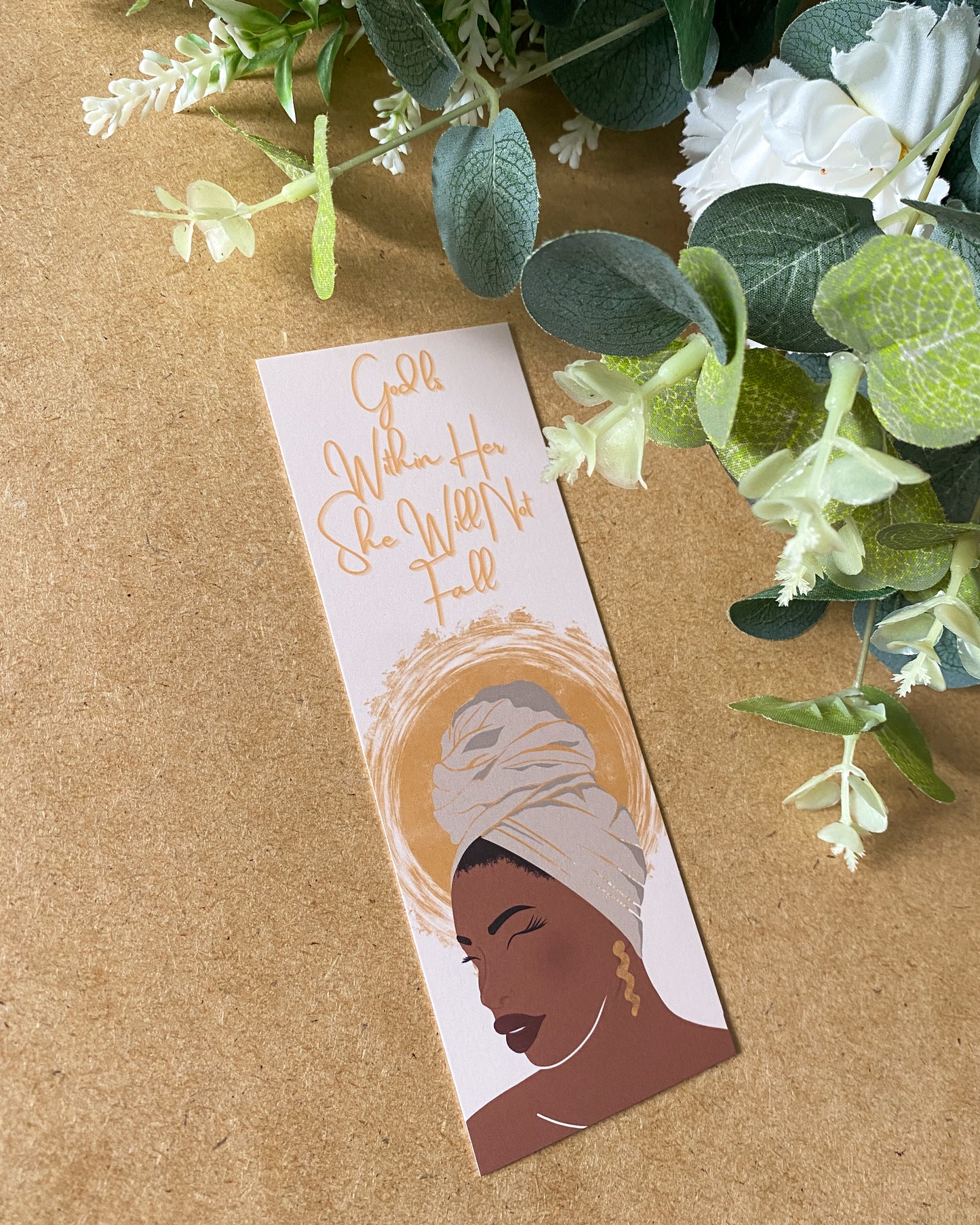 Black Queen woman bookmark. Melanin African pagekeeper Headwrap abstract art black girl magic