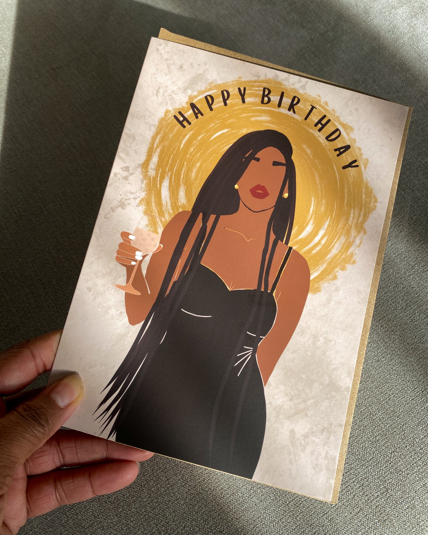 Tami’s Birthday Braids - Black Woman Birthday Card