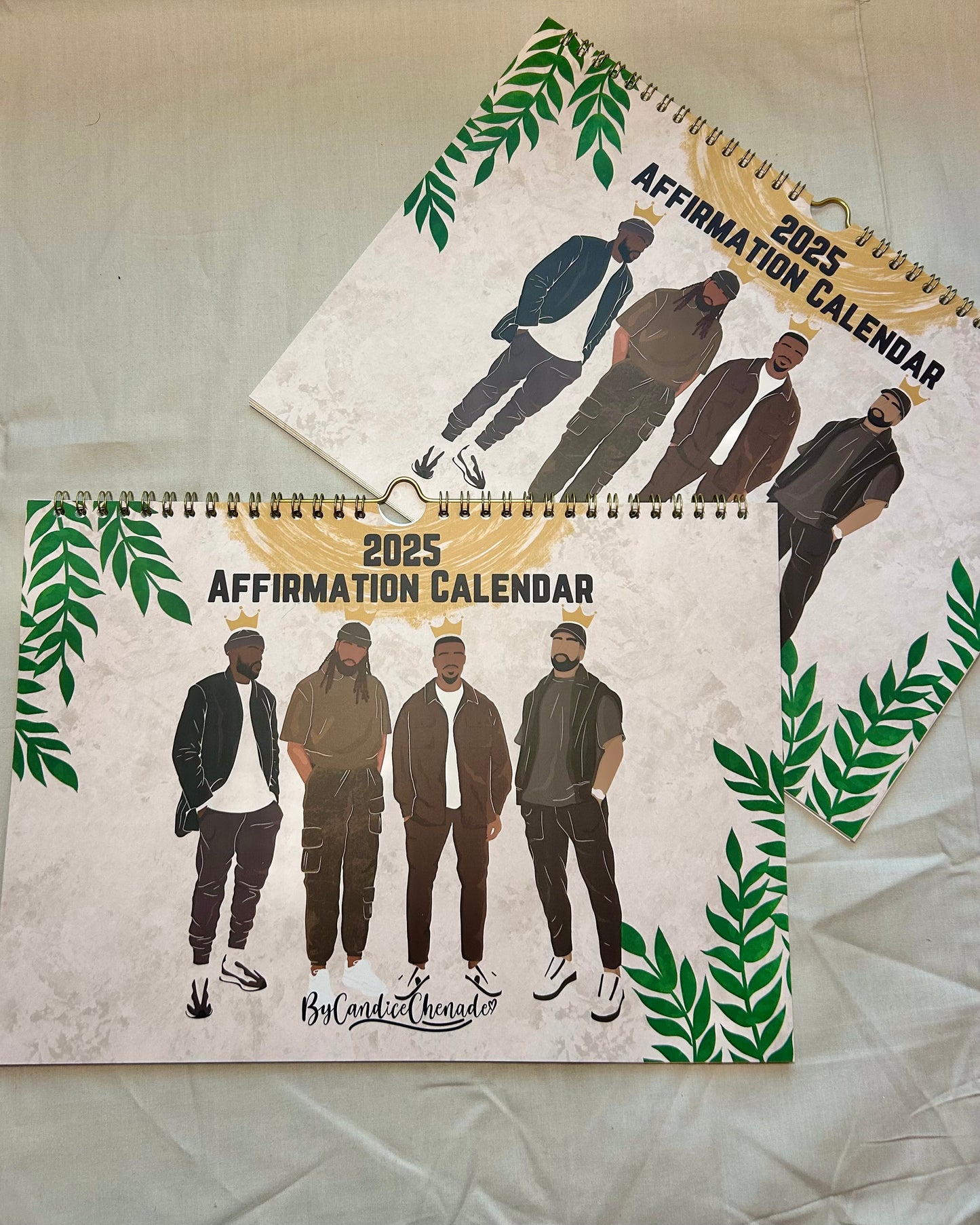 2025 Mens Affirmation Wall Art Calendar