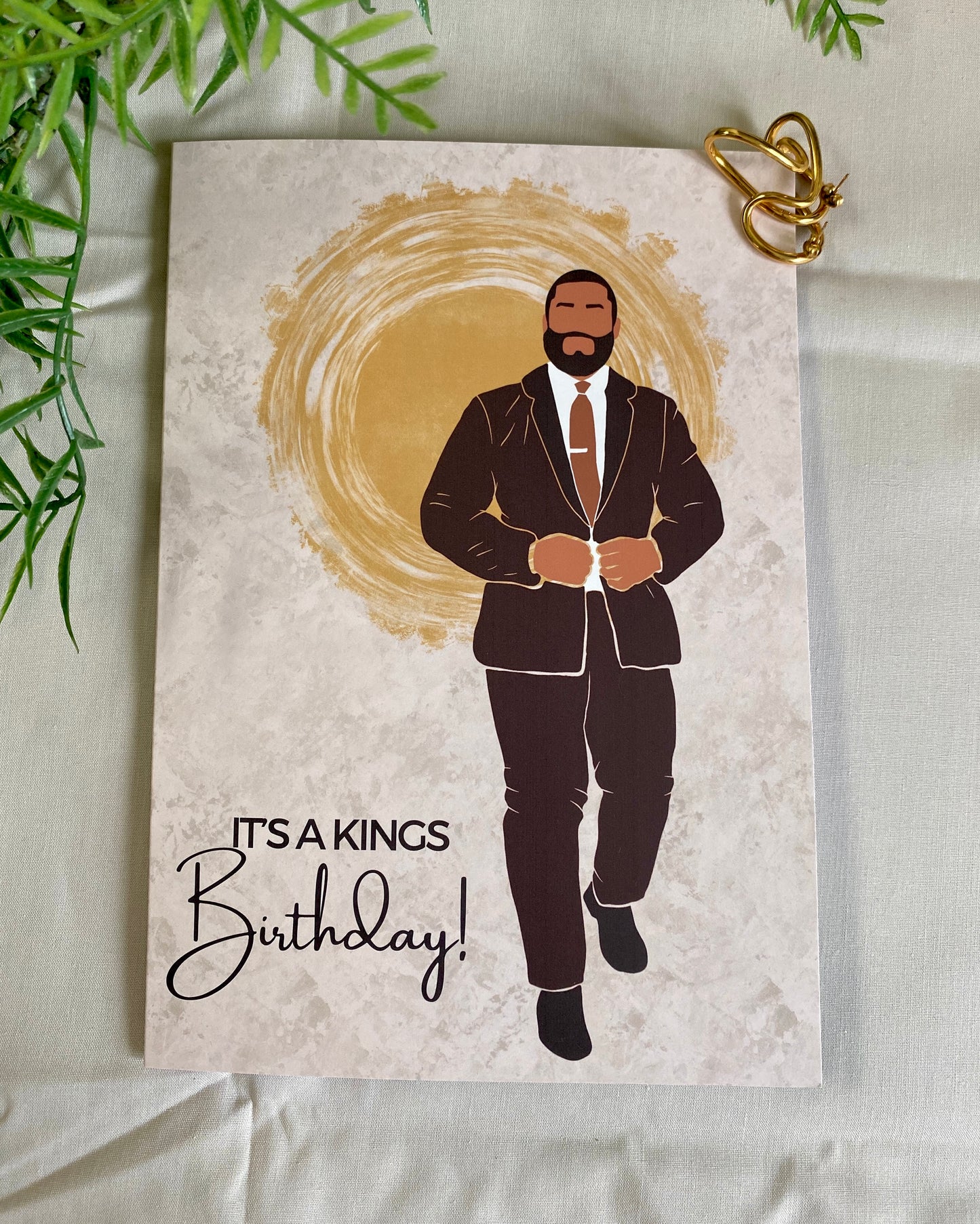 Ricky’s Kings Happy Birthday Day Suited & Booted Card. - Mid