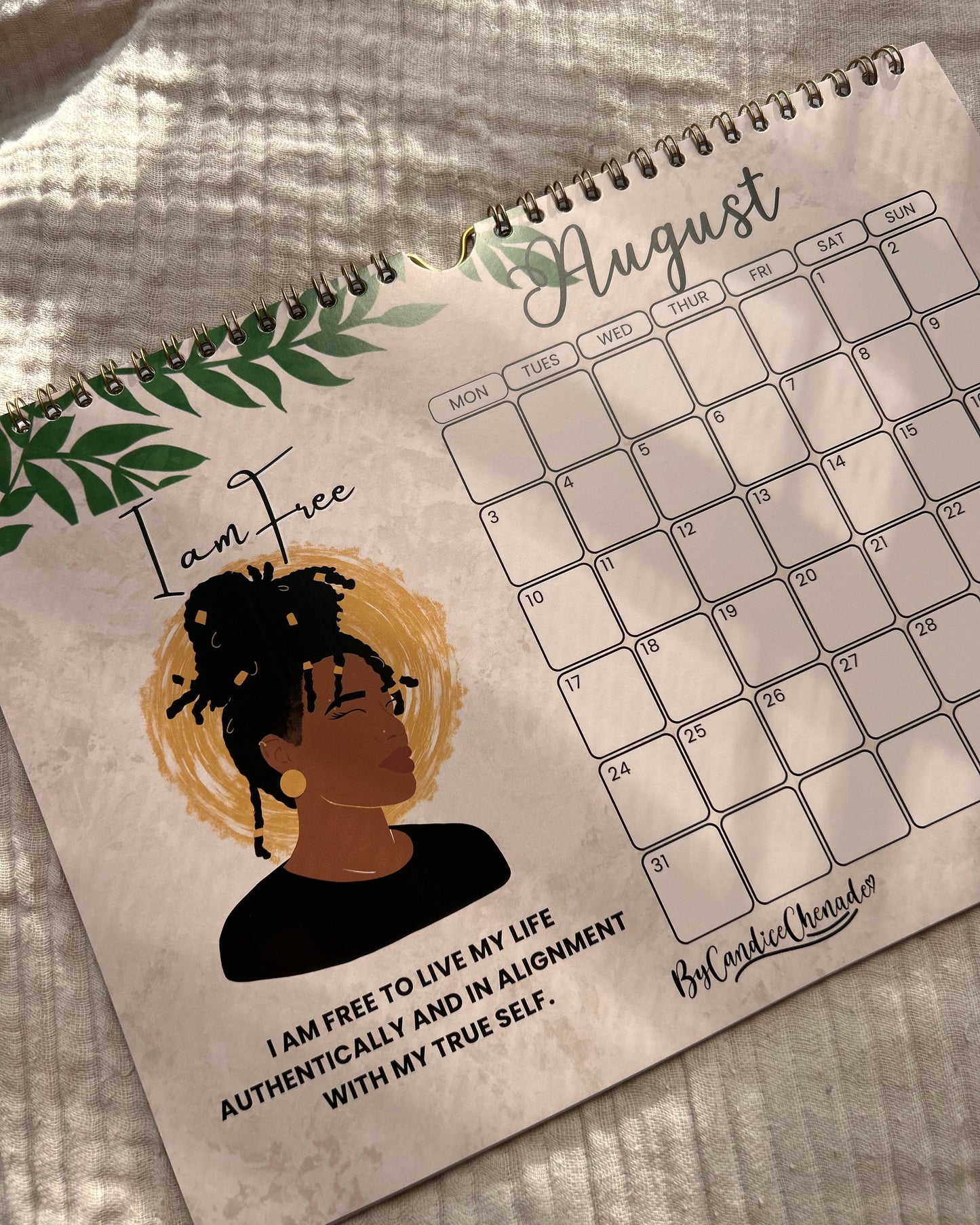2026 “I Am” Affirmation Wall Art Calendar
