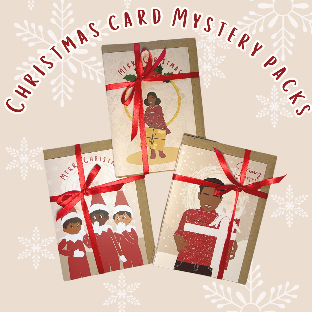 Girls Midi Mystery Christmas Card Pack