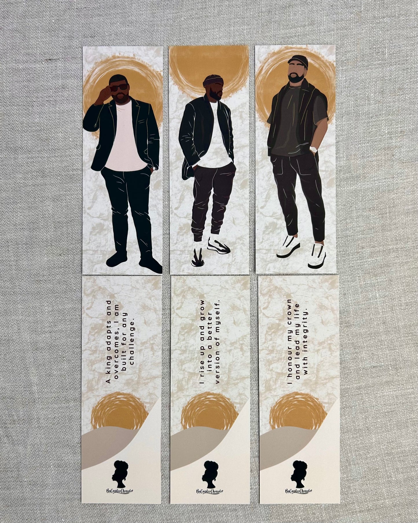 Men's Affirmation Bookmark Set