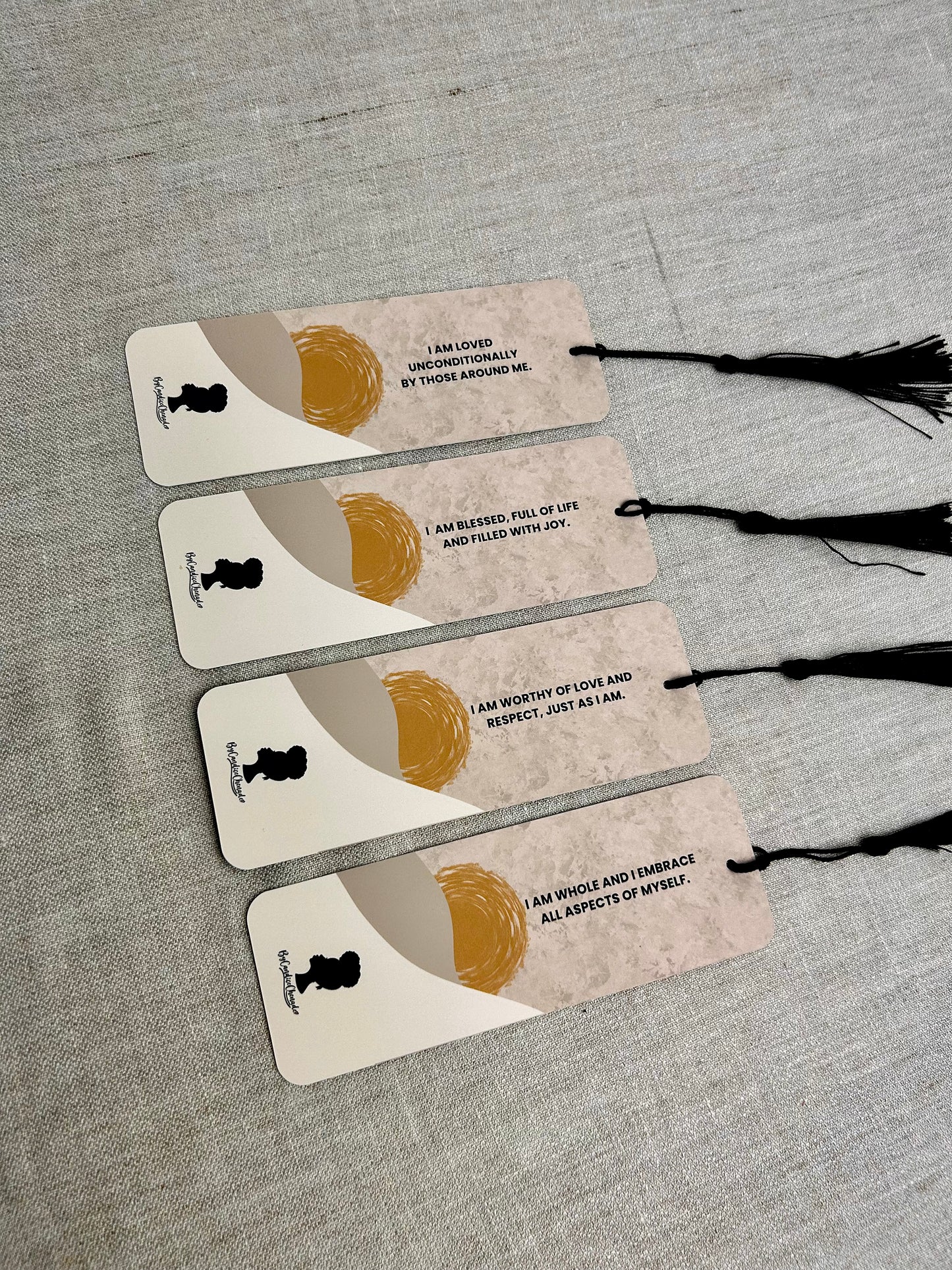 I Am - Tasselled Affirmation Bookmark Set.