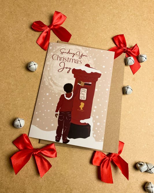 Letter to Santa Boy - Christmas A6 Card