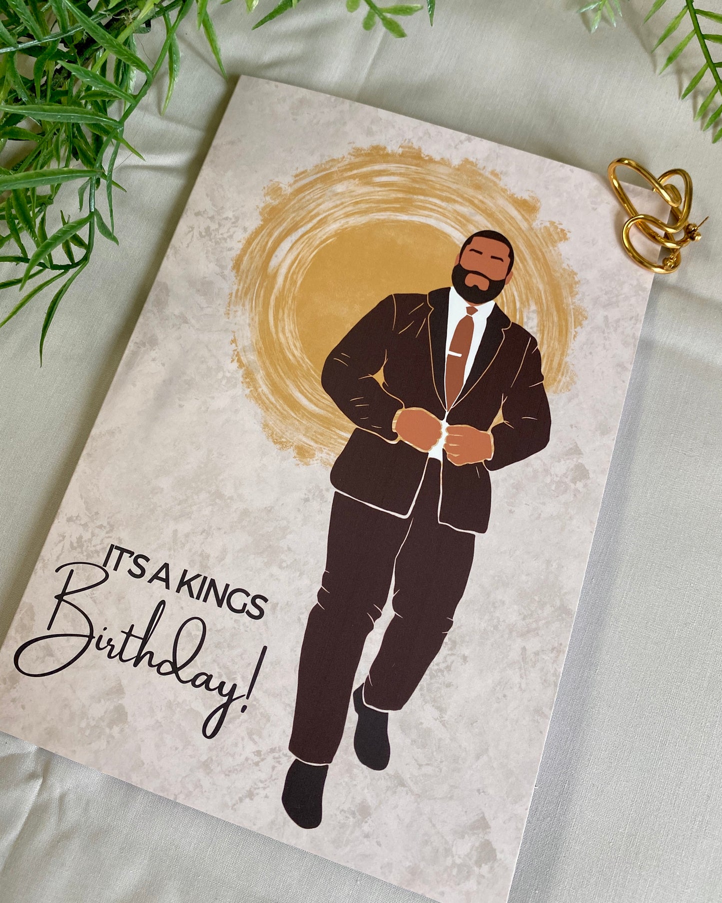 Ricky’s Kings Happy Birthday Day Suited & Booted Card. - Mid