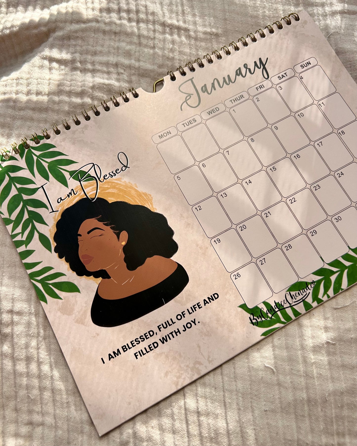 2026 “I Am” Affirmation Wall Art Calendar