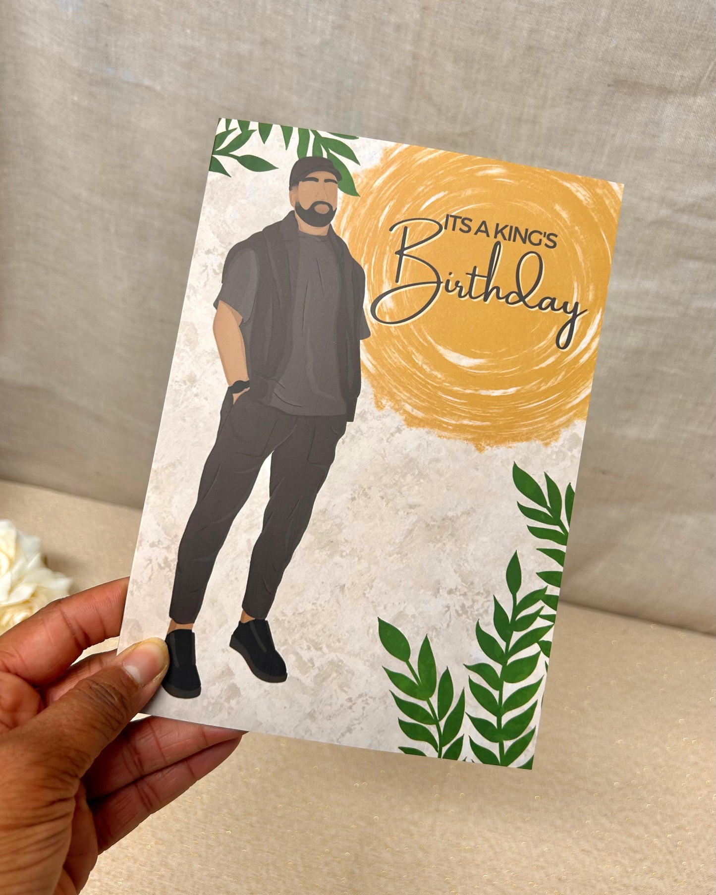 David's Its A Kings Birthday Card