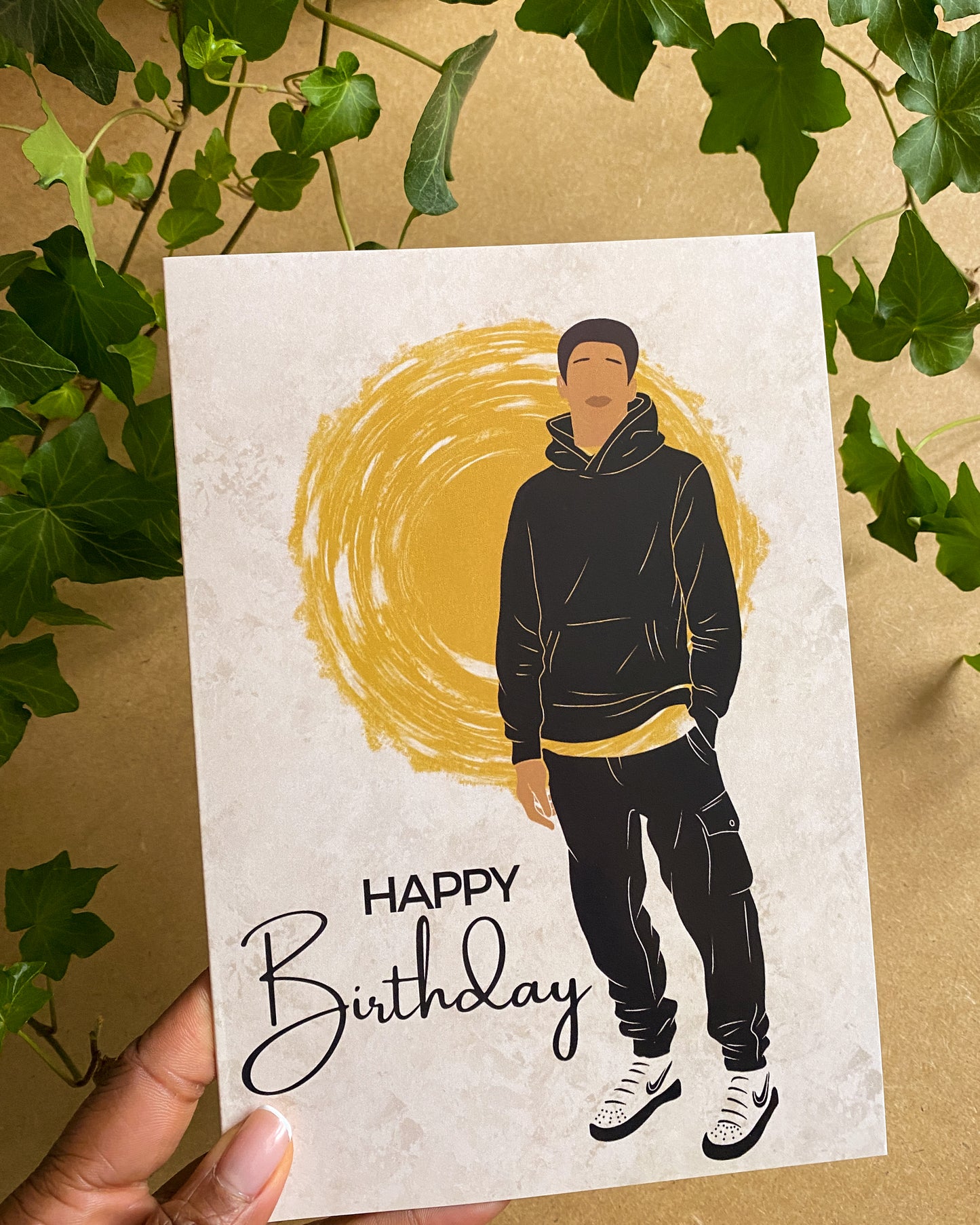 Blake’s Happy Birthday Birthday Black Boy / Man Card.