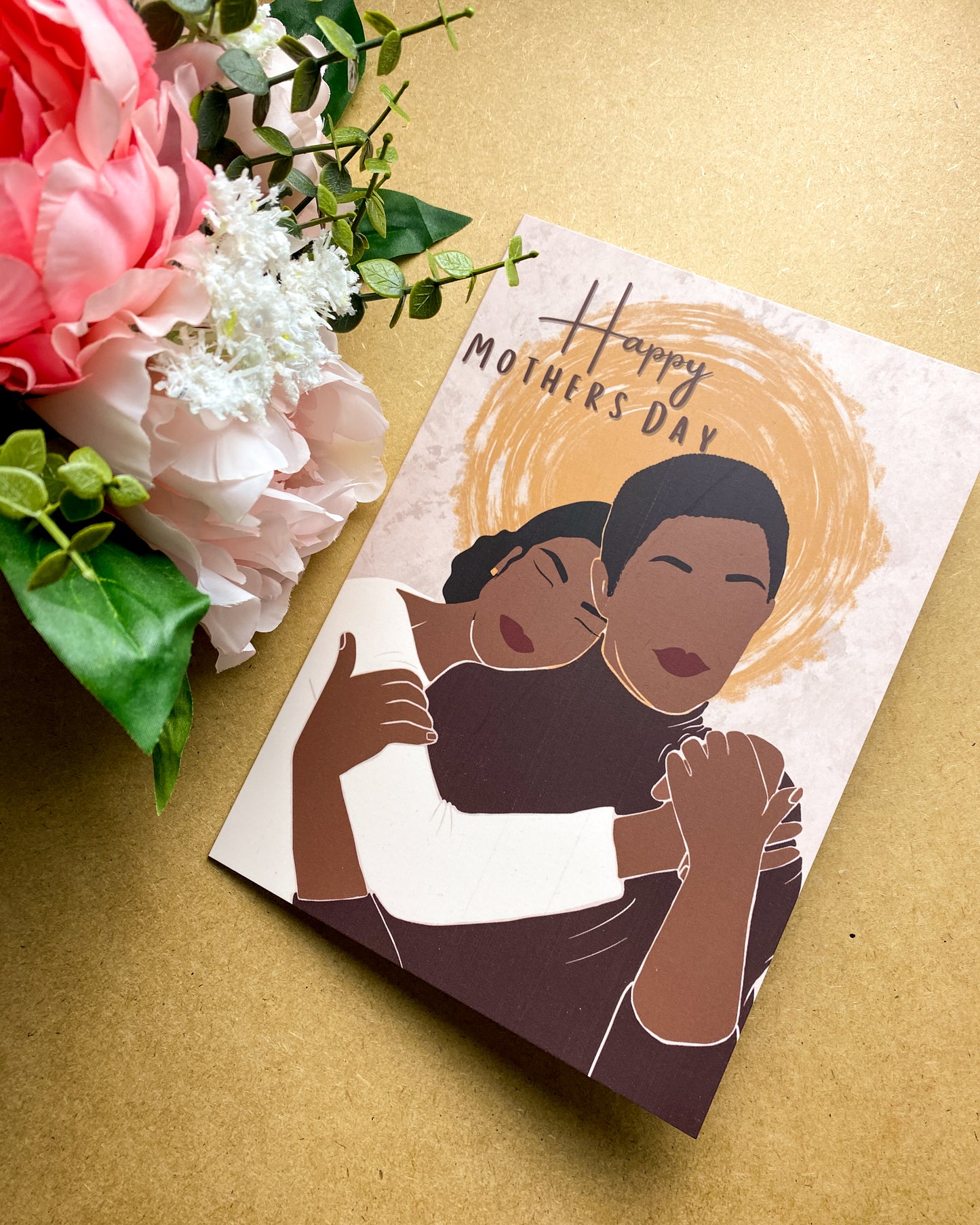 Black Mother & Daughter - Mother’s Day Card - Black Queen - Mom Mama