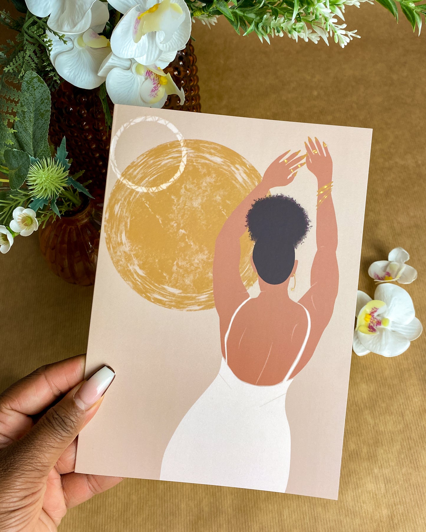 Abbie's Joy - Black Woman Birthday Card