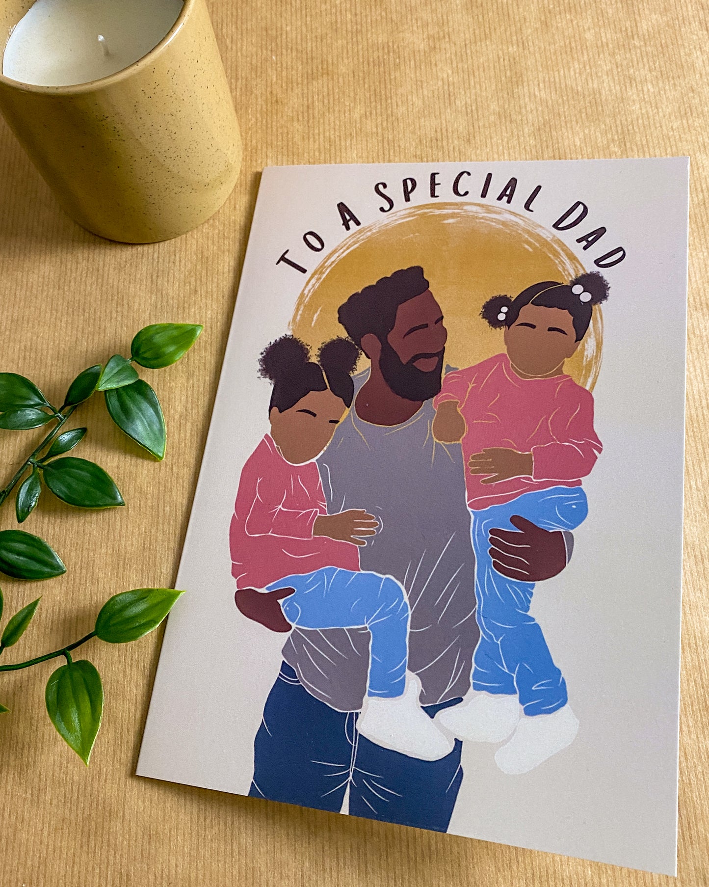 Girl Twin Dad Fathers Day - Special Dad Two Children