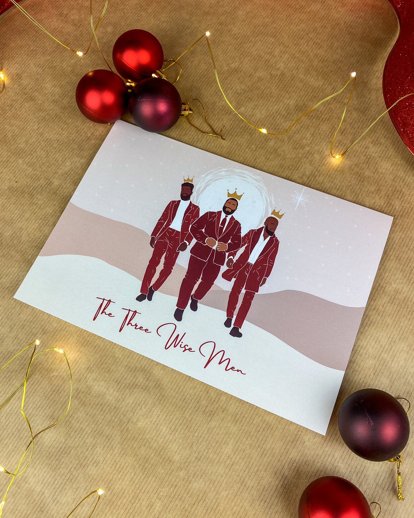 The Three Wise Men - Black Man Christmas Card