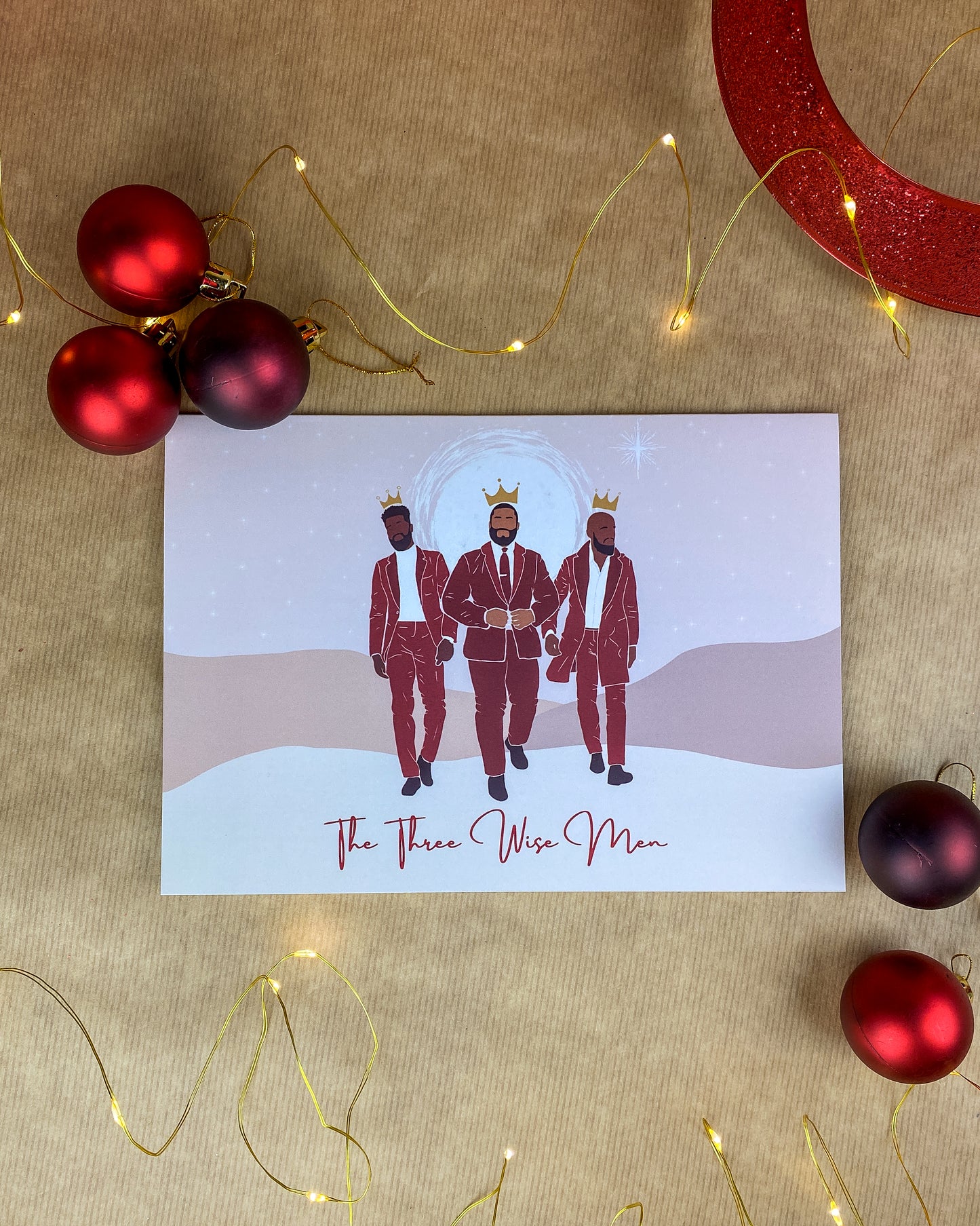 The Three Wise Men - Black Man Christmas Card