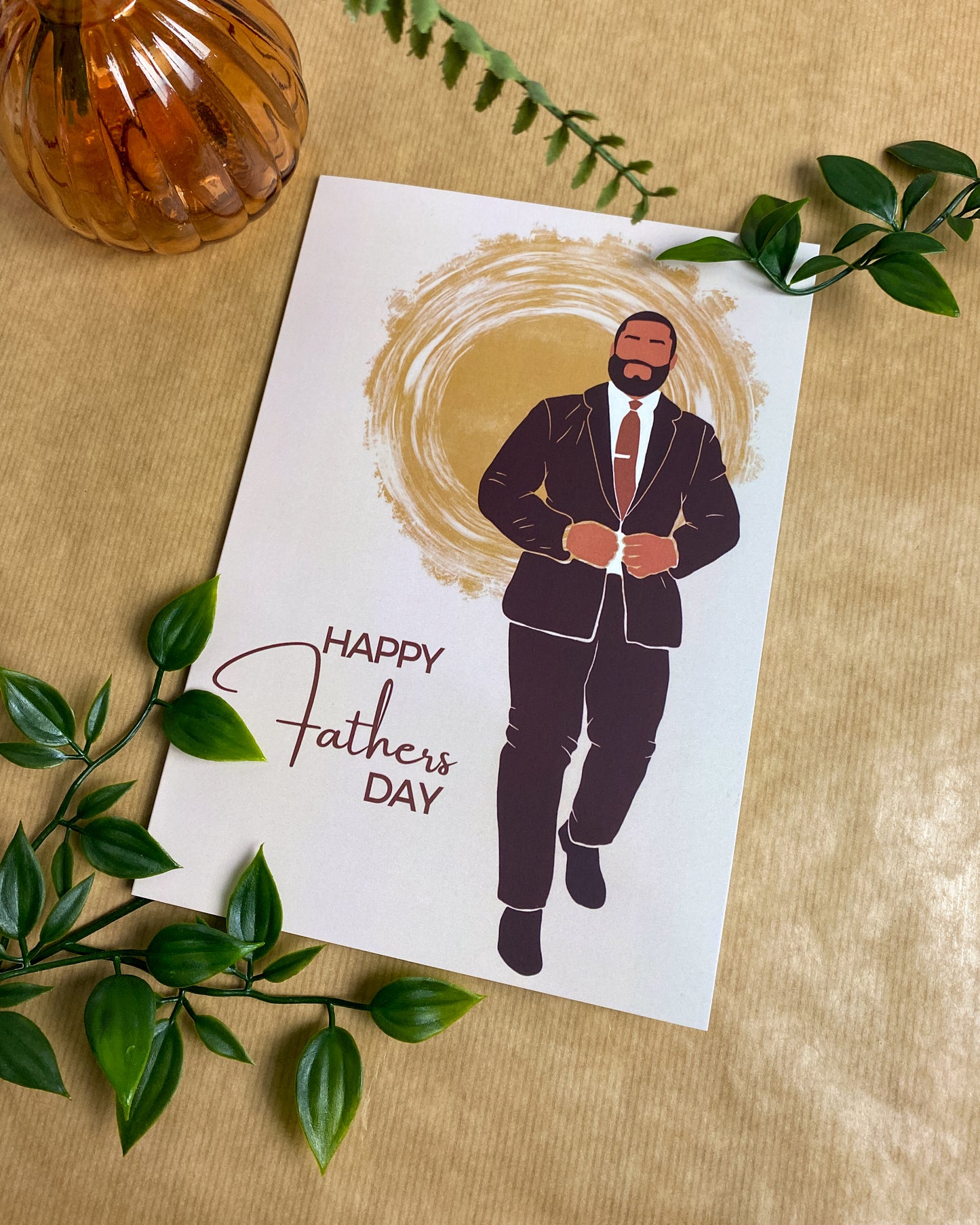 Happy Fathers Day Suited & Booted Card.