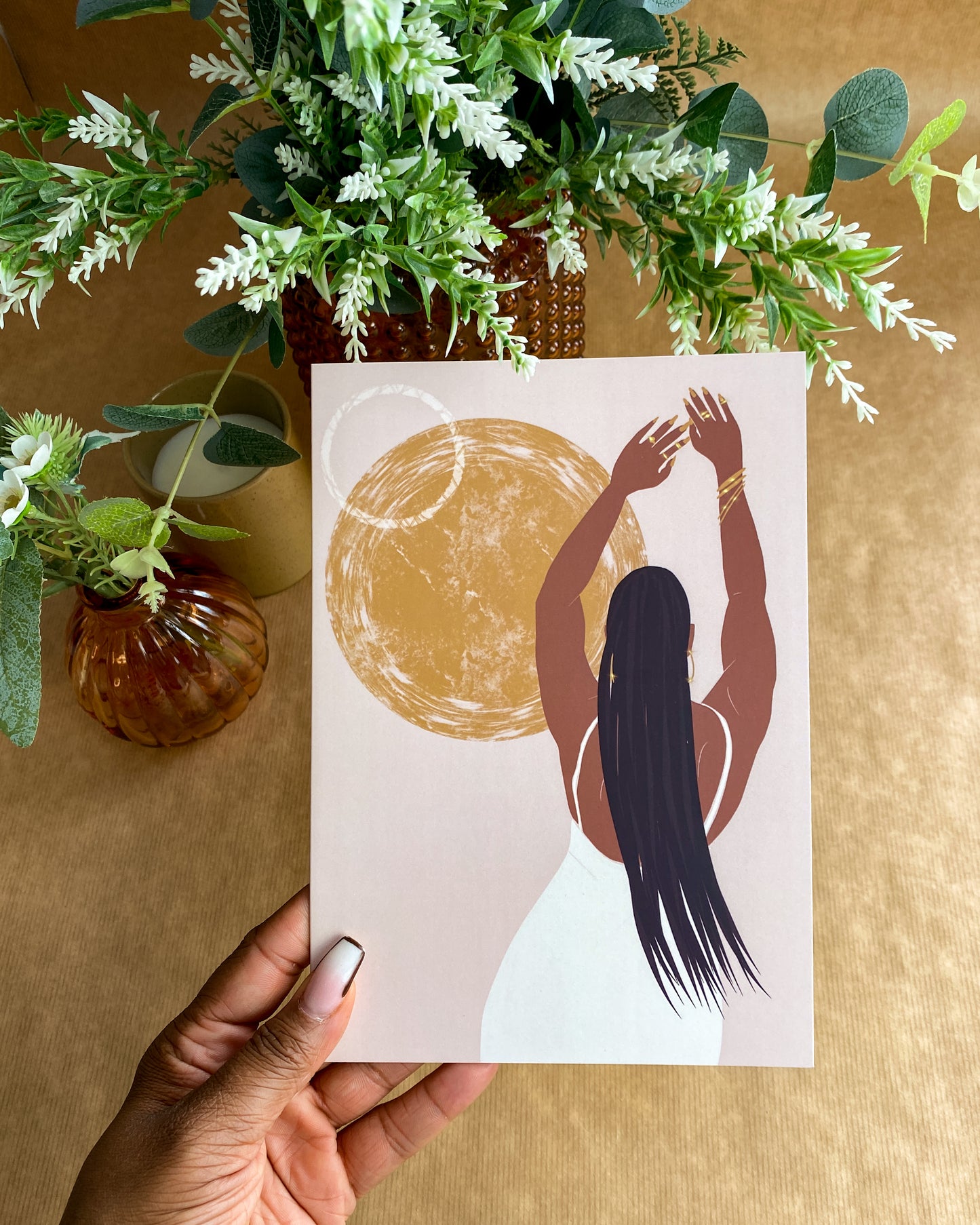 Jenna’s Joy - Black Woman Birthday Card