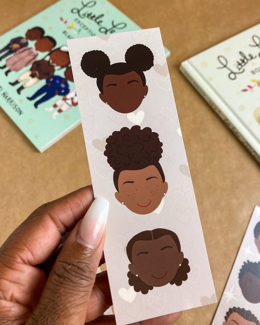 Three Kids Bookmark - Girl