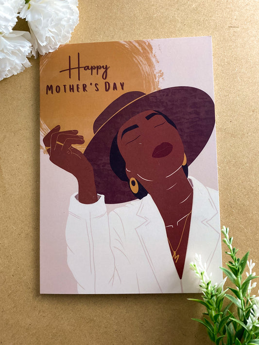 Cindy’s Happy Mothers Day Card - Black Queen - Mum
